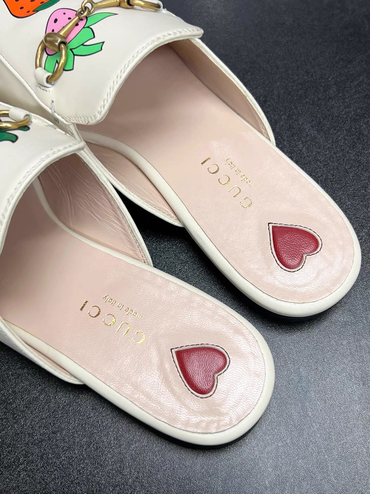 Gucci GUCCI Strawberry Mule Slides K15 Size US 7 / IT 37 - 4 Thumbnail