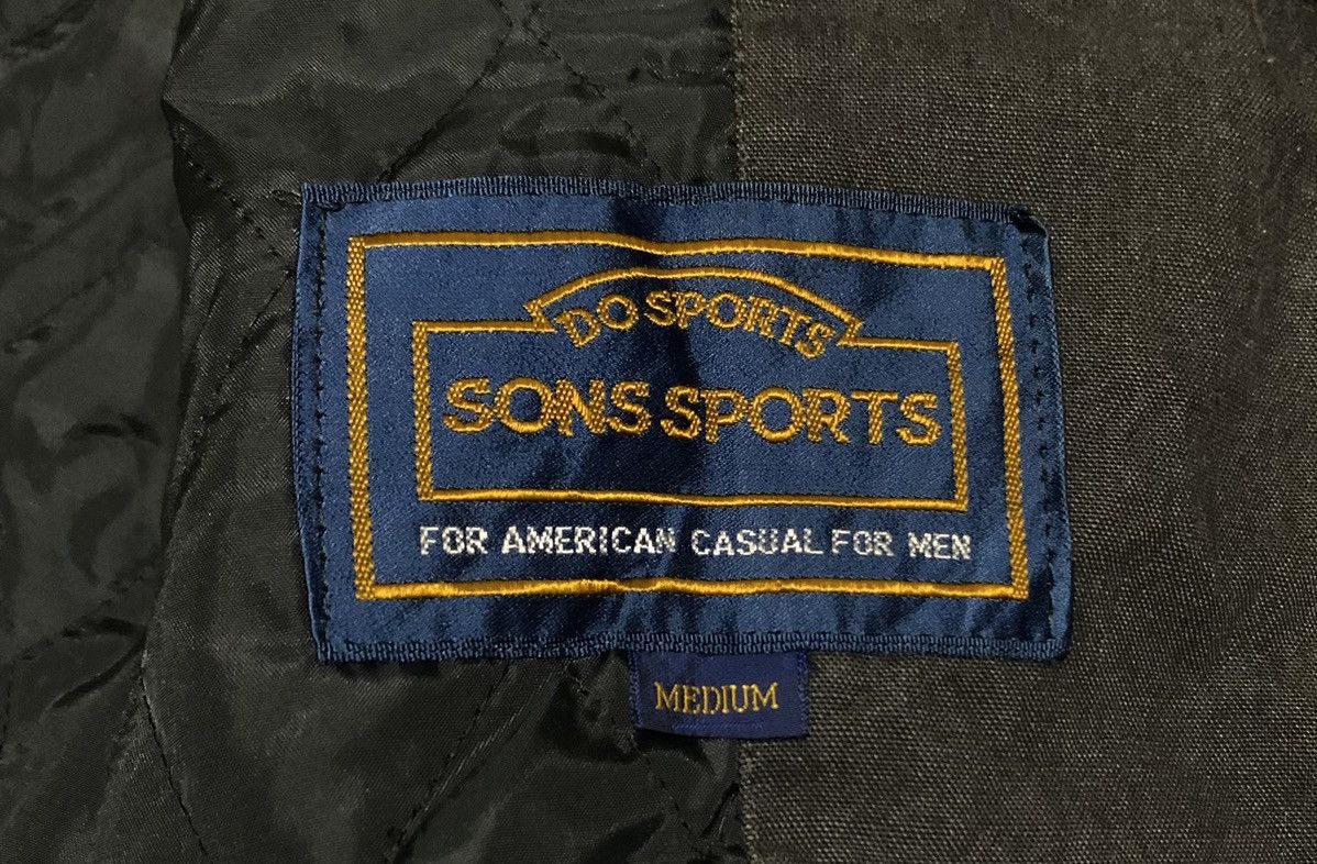 Vintage Trashed Vintage 80s Sons Sport For American Varsity Jacket Size US M / EU 48-50 / 2 - 9 Thumbnail