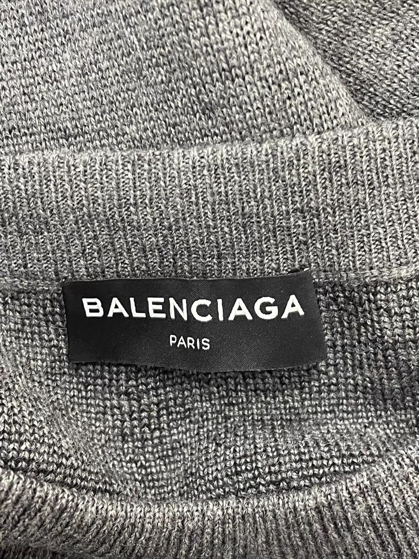 Balenciaga Gray Crewneck Sweater - Size M Size US M / EU 48-50 / 2 - 4 Thumbnail