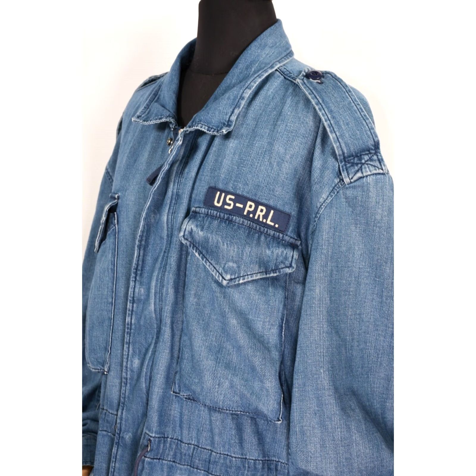 Polo Ralph Lauren Denim & Supply Ralph Lauren Polo Jacket Women XL Denim Field Military Color Blue 100% Cotton Size XL Size XL / US 12-14 / IT 48-50 - 5 Thumbnail