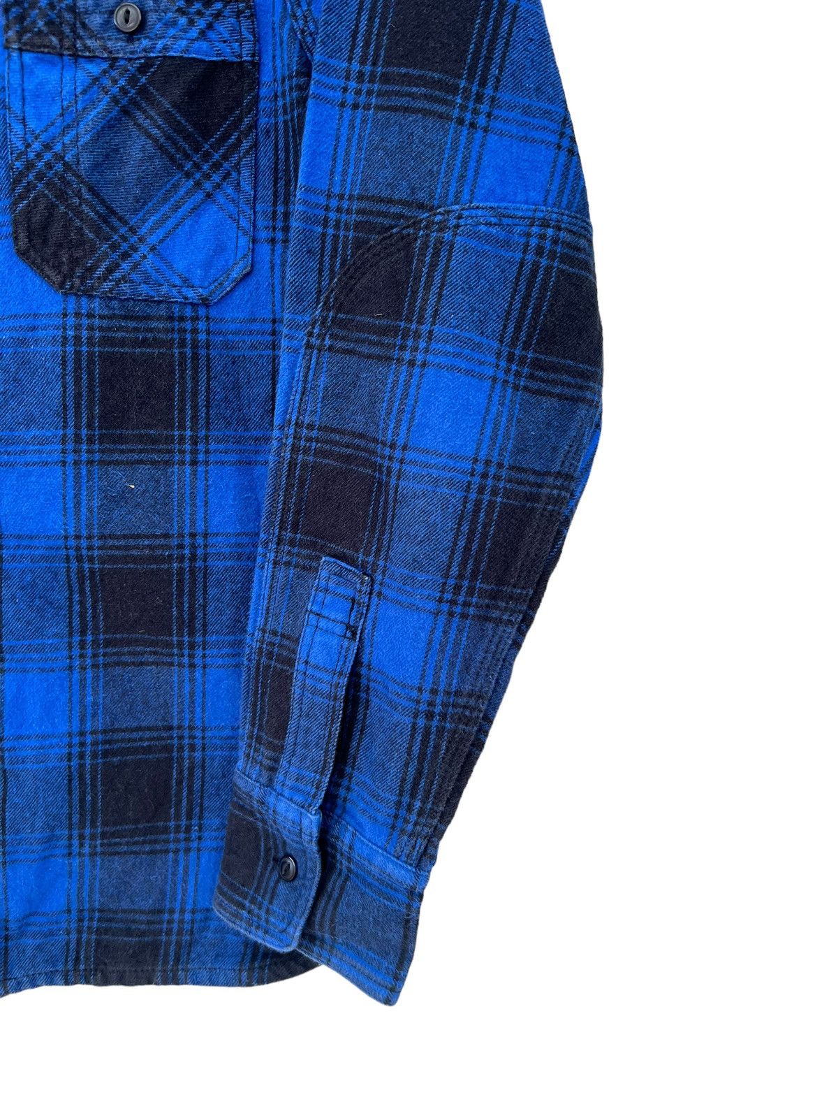 Vintage Japan Brand Cab Clothing 30s 40s Style Thick Flannel Shirt Size US M / EU 48-50 / 2 - 11 Thumbnail