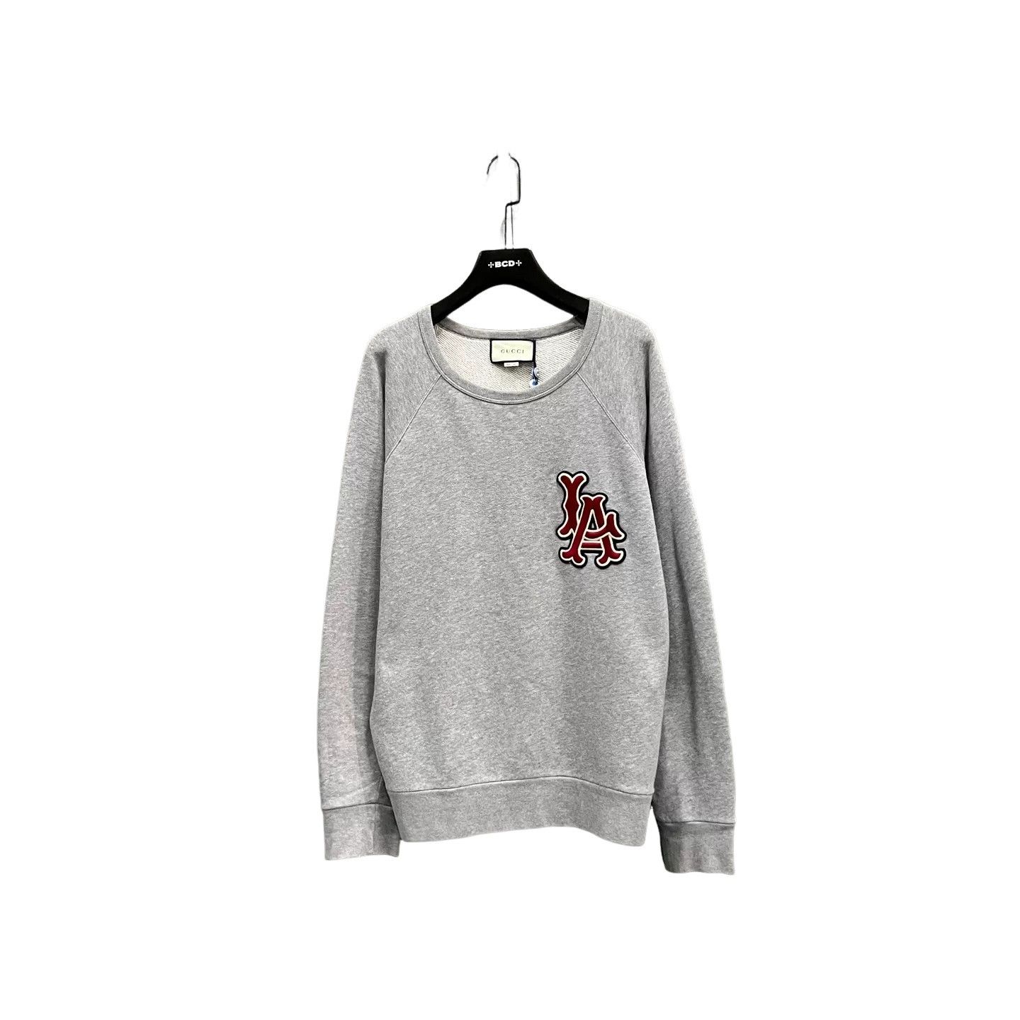 Gucci Gucci LA Patch Logo Sweatshirt Size L Size US L / EU 52-54 / 3 - 1 Thumbnail