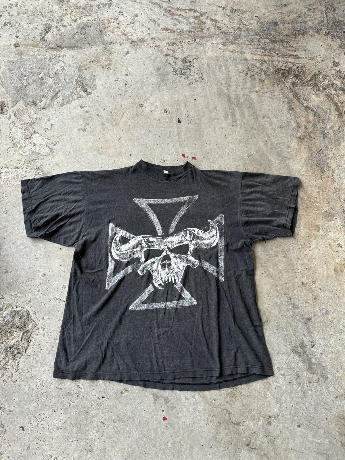 image of Band Tees x Misfits Danzig Misfits 1993 Europe Germany Tour T-Shirt in Black, Men's (Size XL)