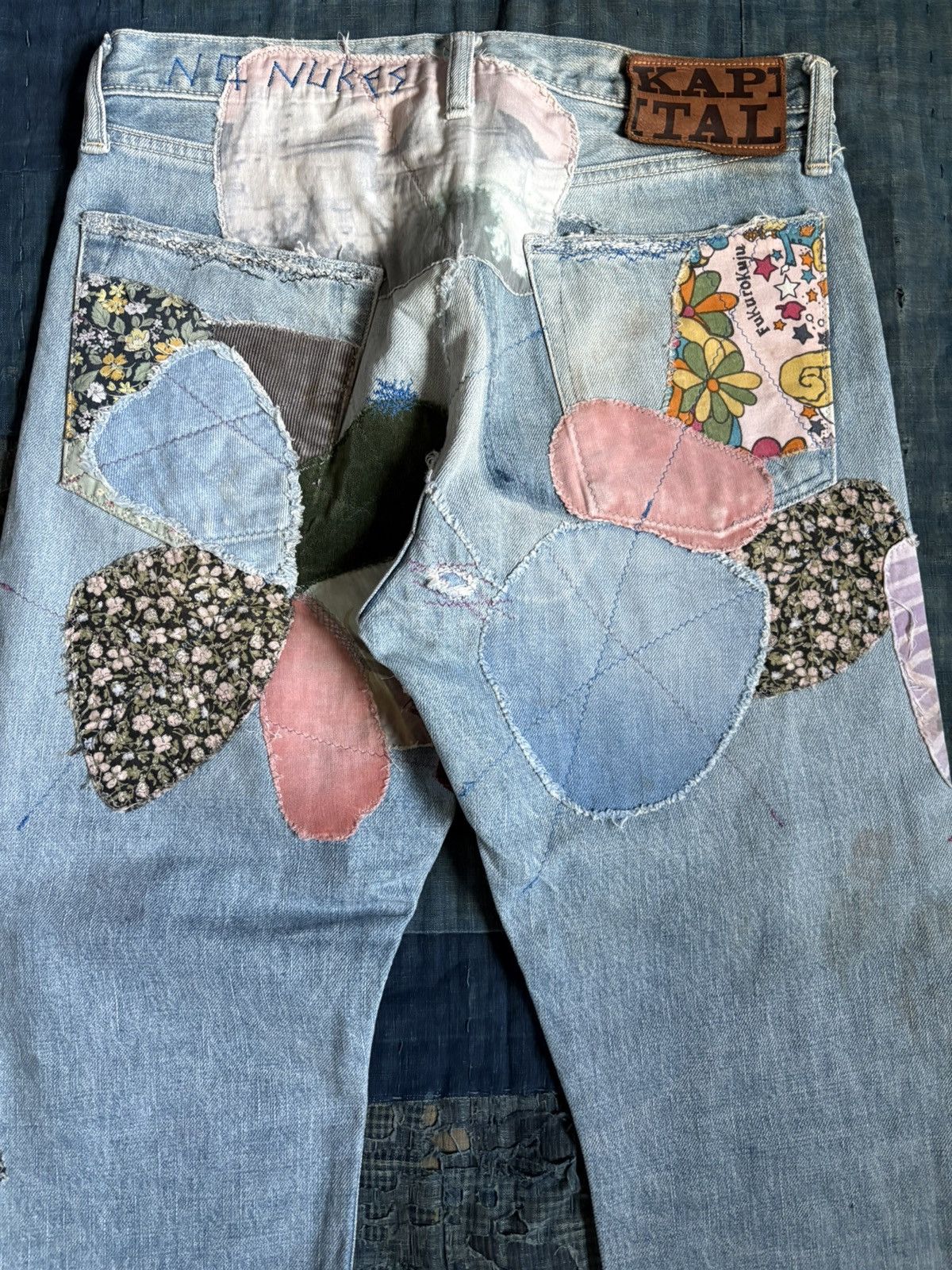 Kapital Kountry kapital clutch smile flare star hippie patchwork kountry Size US 30 / EU 46 - 10 Thumbnail