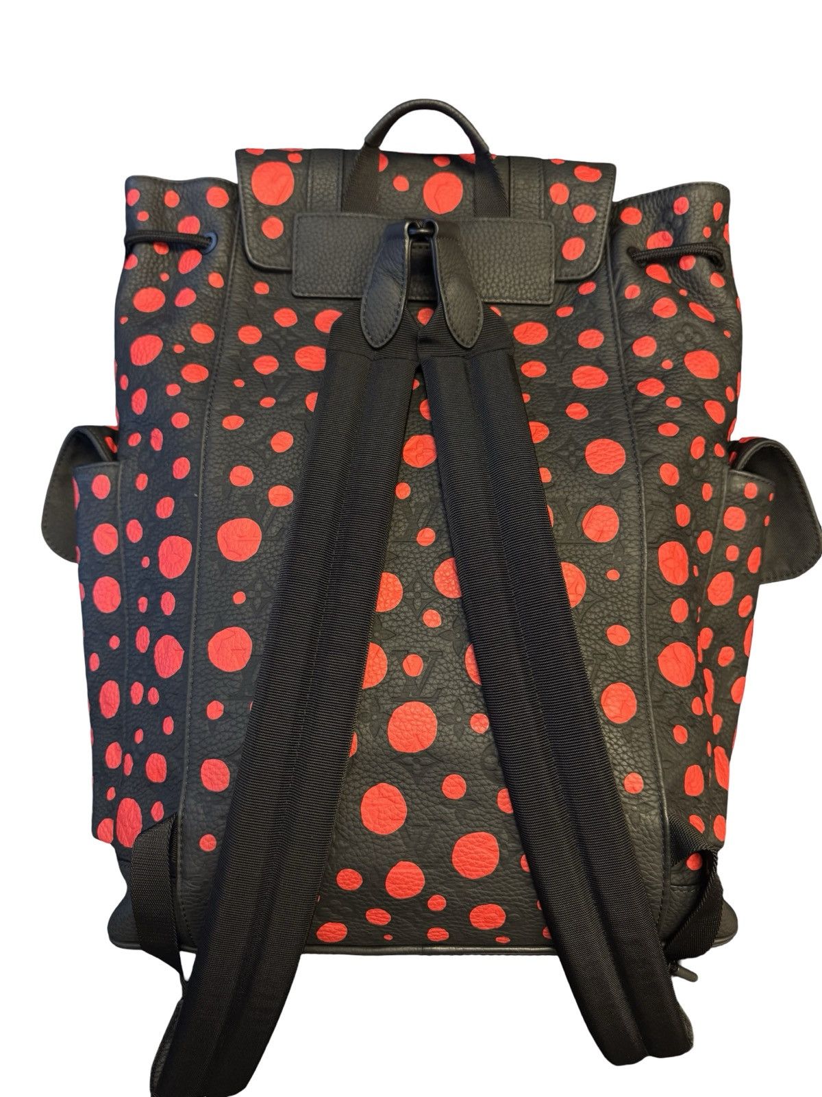 Louis Vuitton Louis Vuitton x Yayoi Kusama Christopher Backpack Black/Red Size ONE SIZE - 5 Thumbnail