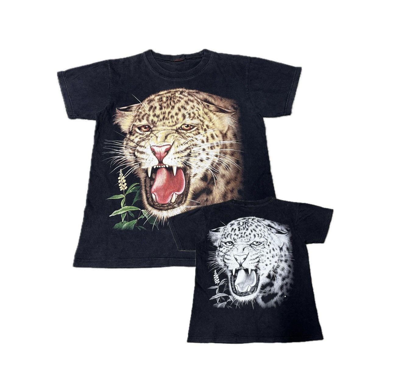 Japanese Brand × Vintage Sun Faded🔥 Y2k Leopard OVP SP Tshirt Size US M / EU 48-50 / 2 - 1 Thumbnail
