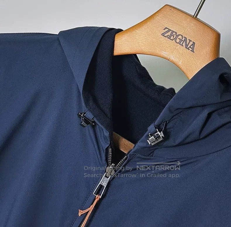 Loro Piana Loro Piana Bomber hooded jacket with cashmere lining Size US XXL / EU 58 / 5 - 2 Thumbnail