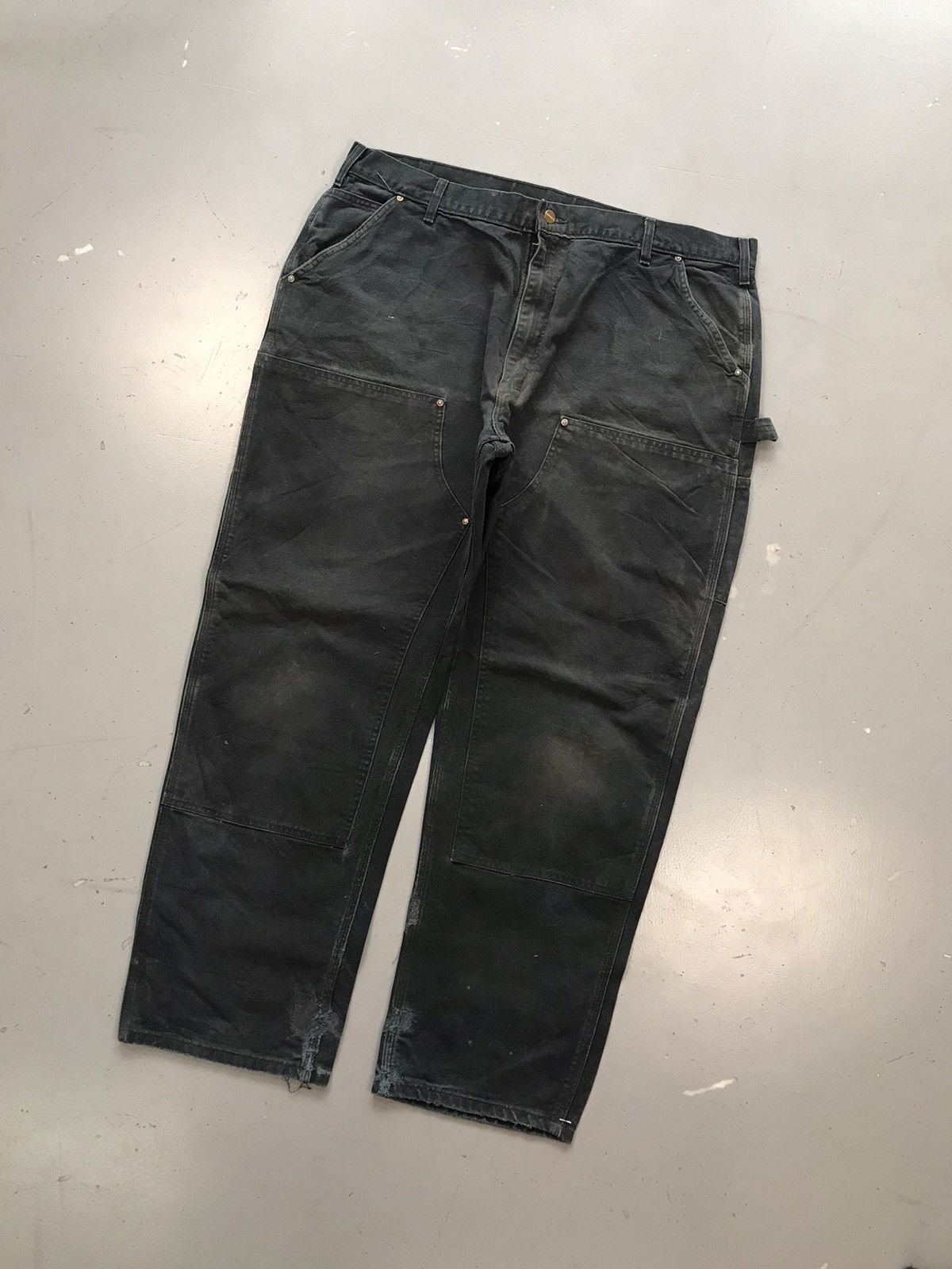 Carhartt × Vintage Vintage Carhartt double knee B01 bkl denim Size US 42 / EU 58 - 3 Thumbnail