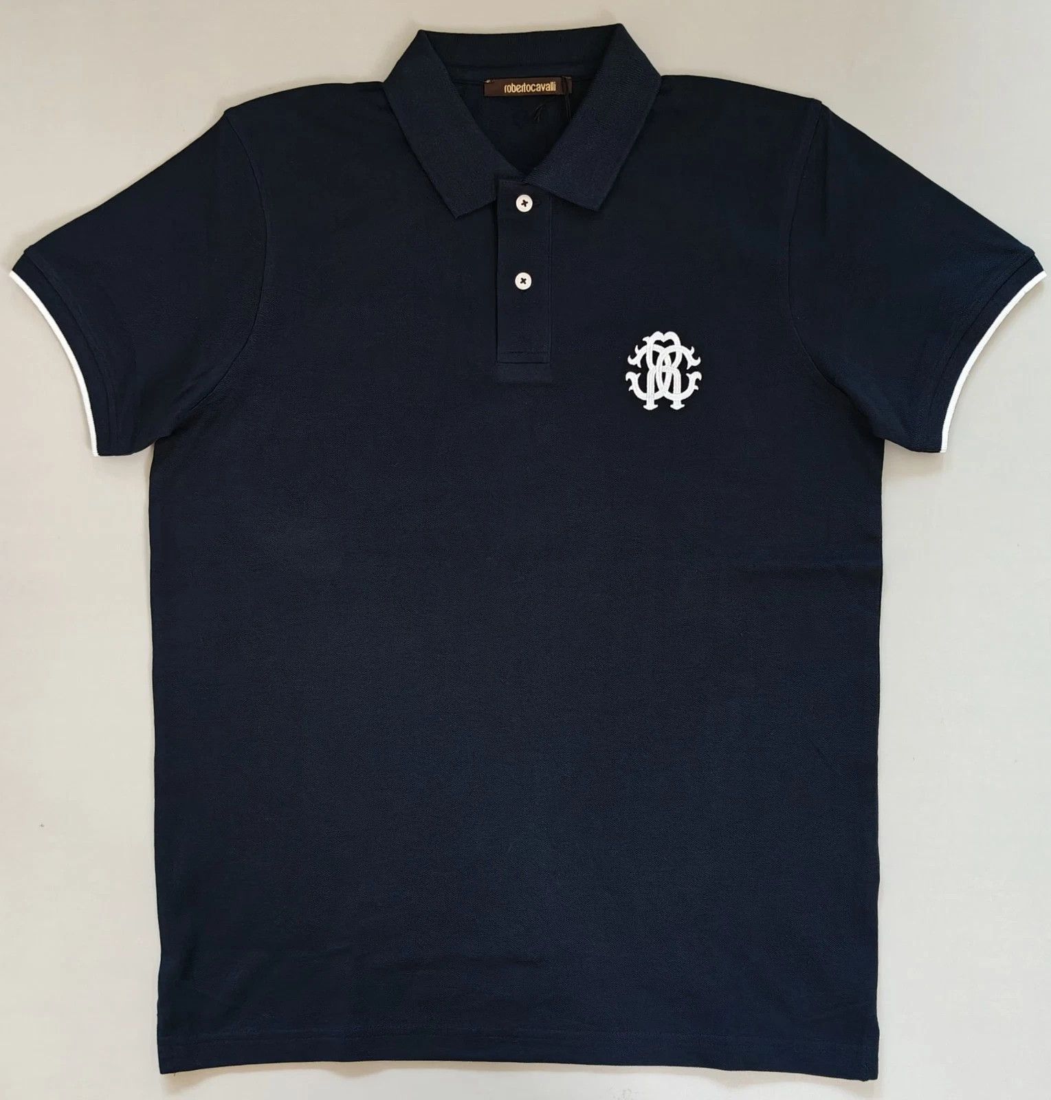 Roberto Cavalli Robert Cavalli RC Monogram-Embroidered Polo Shirt T / 6004 Size US L / EU 52-54 / 3 - 2 Thumbnail