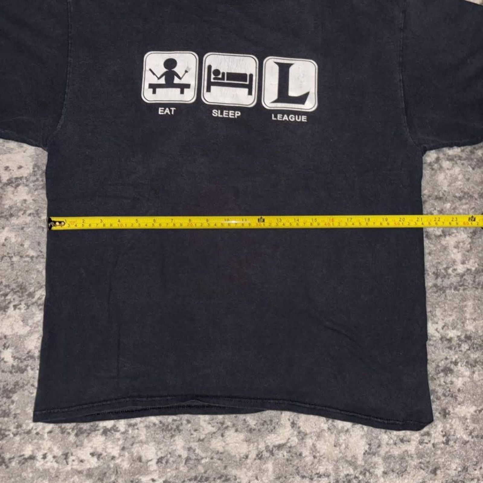 Vintage Y2K Eat. Sleep. League. Spoof Shirt Size US L / EU 52-54 / 3 - 5 Thumbnail