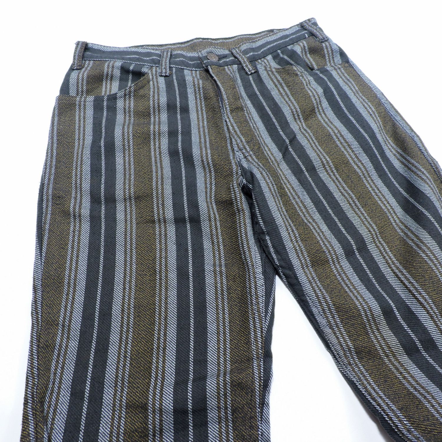 Levi's 60'S LEVI'S STA-PREST STRIPED BIG E GOLD TAB LONG PANTS Size US 30 / EU 46 - 7 Thumbnail