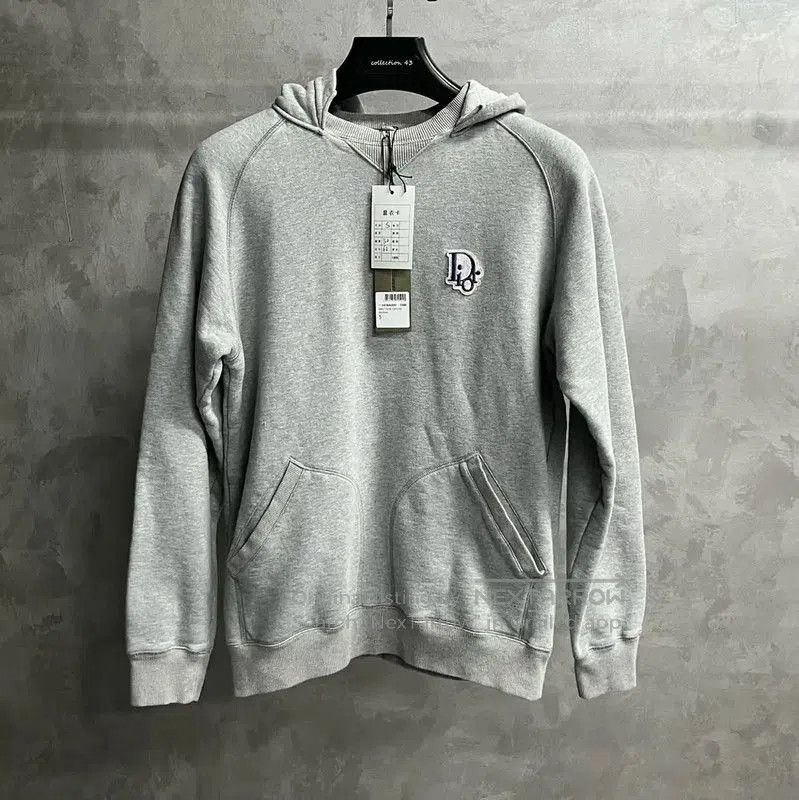 Dior Dior Gray Cotton Men's Hoodie . Size US S / EU 44-46 / 1 - 1 Thumbnail