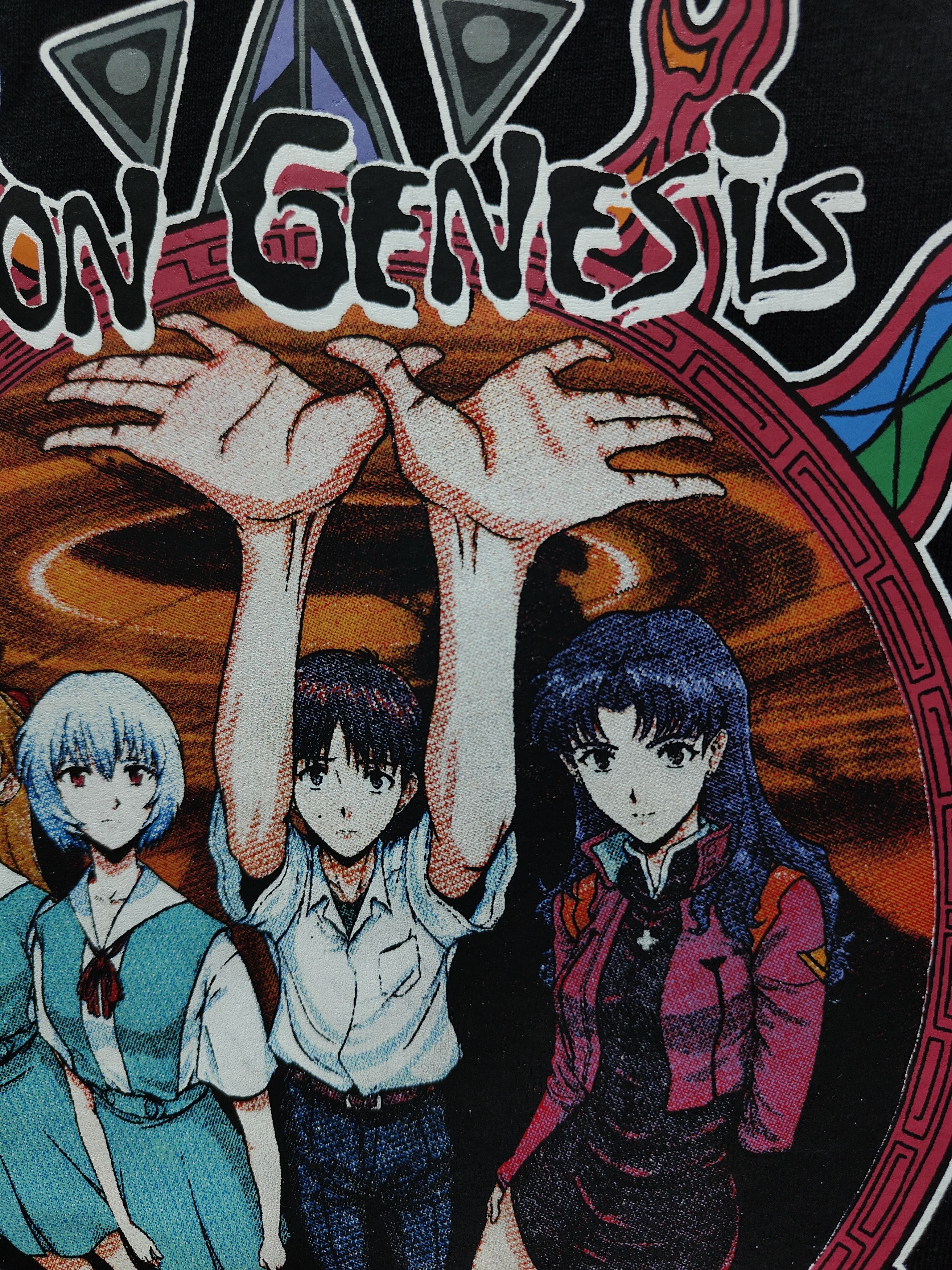 Anime Neon Genesis Evangelion Shinji In Chains T-shirt Size US XL / EU 56 / 4 - 4 Thumbnail