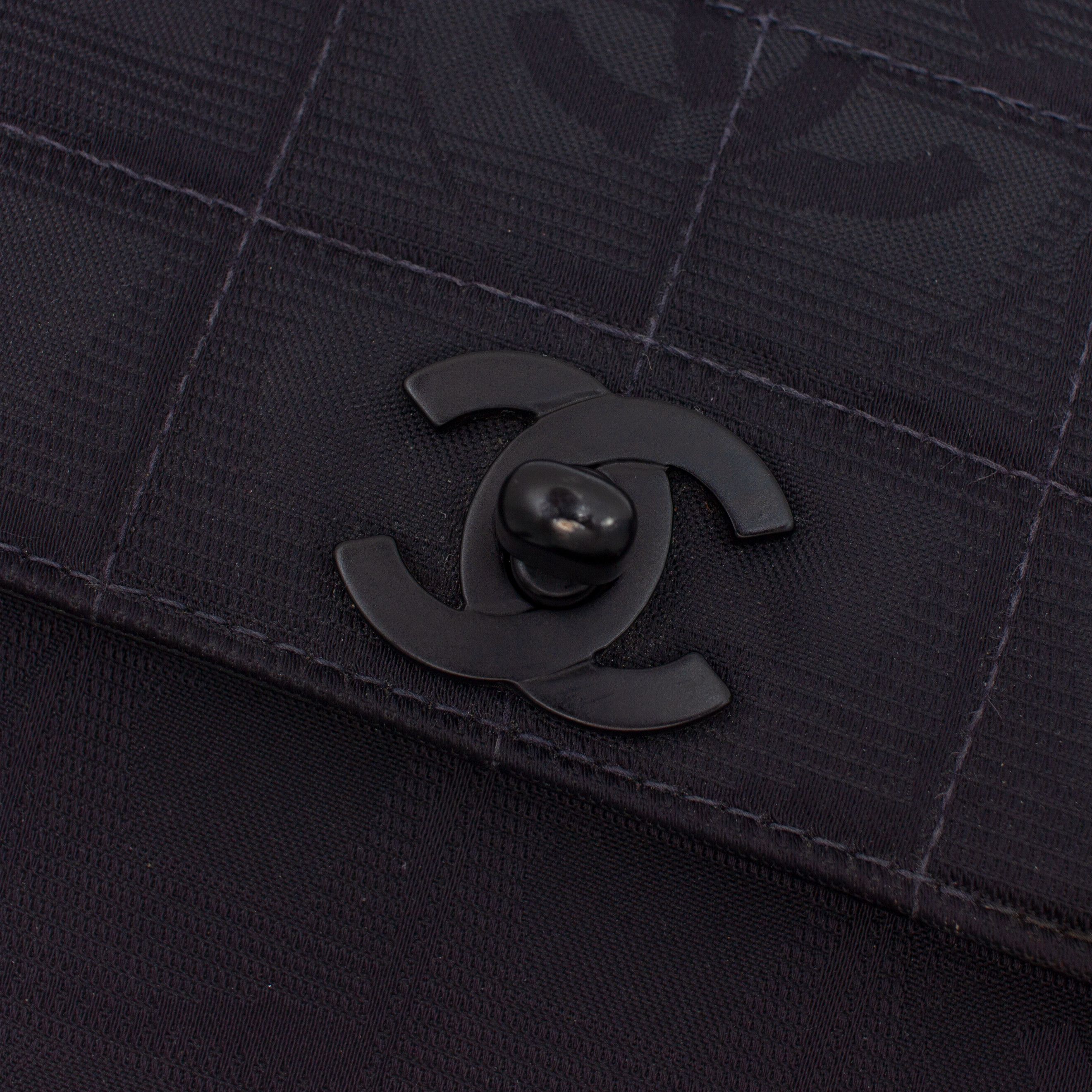 Chanel × Vintage 5k$ VTG Chanel Travel Ligne Accordion Flap Bag CC Monogram Size ONE SIZE - 11 Thumbnail