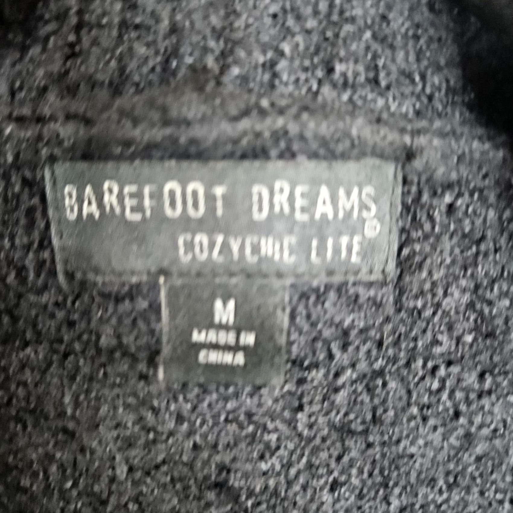 Vintage Barefoot Dreams Cardigan Women Open front Black Sz M Knit V-Neck Modern Casual Solid Fit Regular Dream Size M / US 6-8 / IT 42-44 - 5 Thumbnail