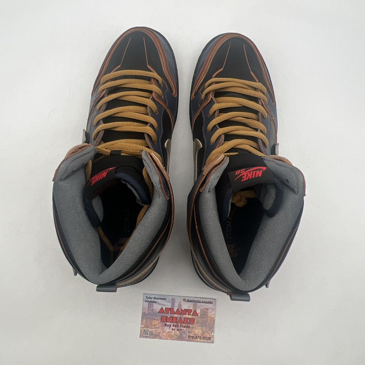 Nike Gundam x nike dunk high sb project unicorn banshee norn Size US 13 / EU 46 - 6 Thumbnail