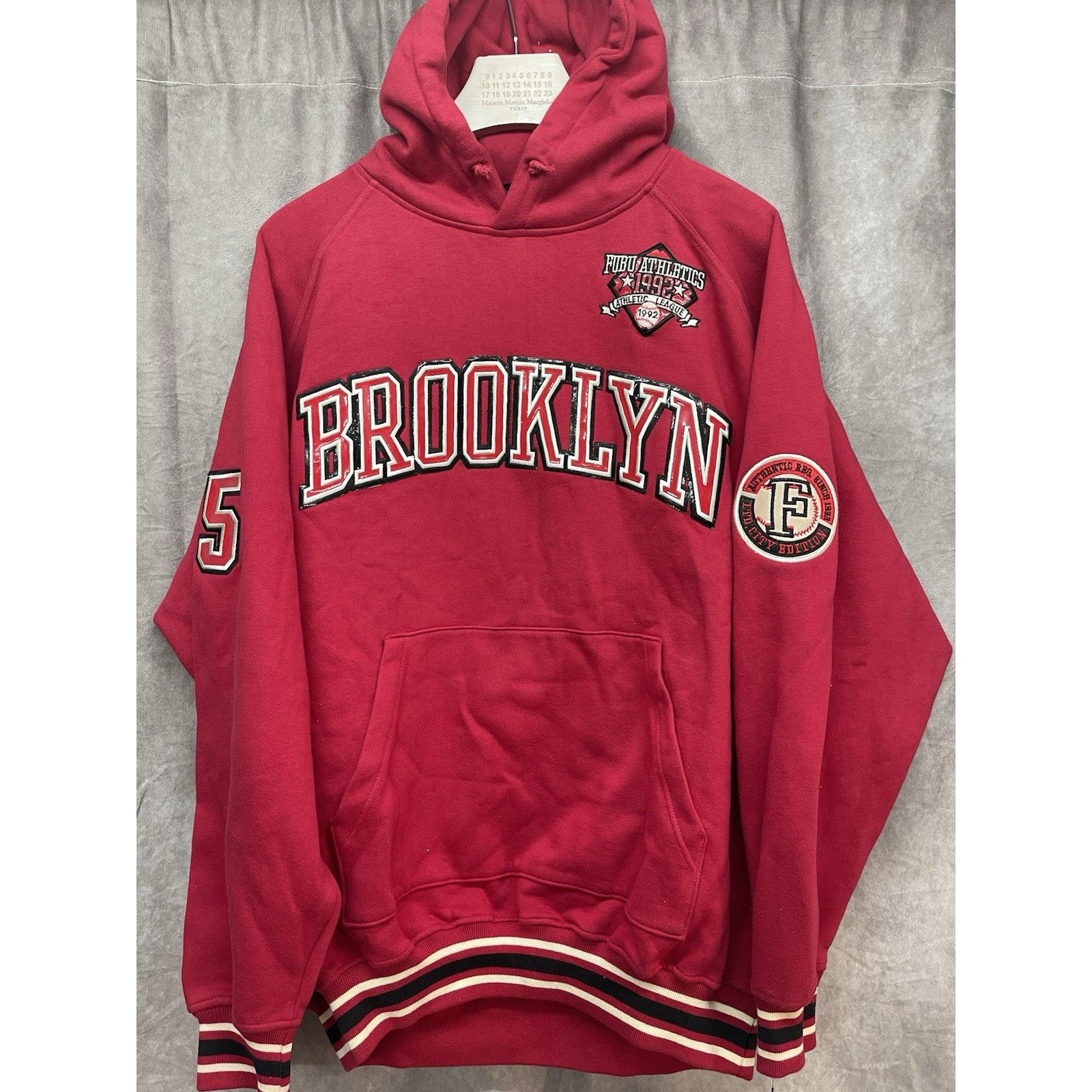 Fubu VINTAGE 90s Y2K FUBU Athletics Brooklyn Hoodie Sweatshirt Me Size US XL / EU 56 / 4 - 2 Thumbnail