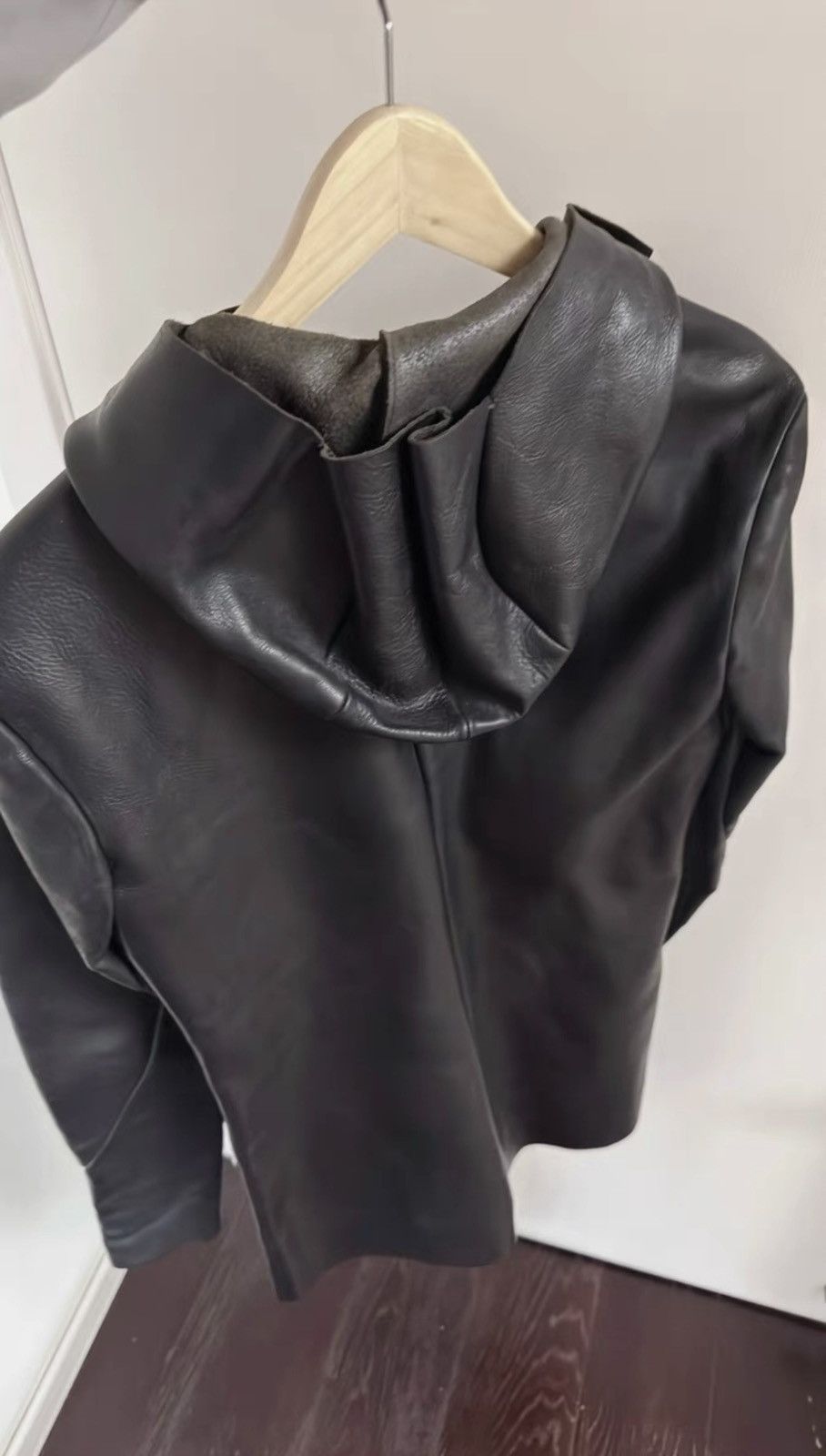 Ma+ Ma+ Men's Black Yak Leather Mid-Length Coat Size US S / EU 44-46 / 1 - 2 Thumbnail