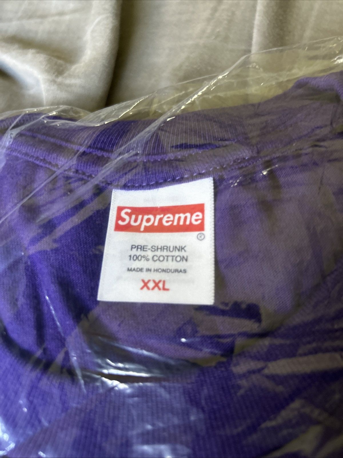 Supreme Supreme FW25 Stick Tee Purple XXL 2xl box logo Size US XXL / EU 58 / 5 - 3 Thumbnail