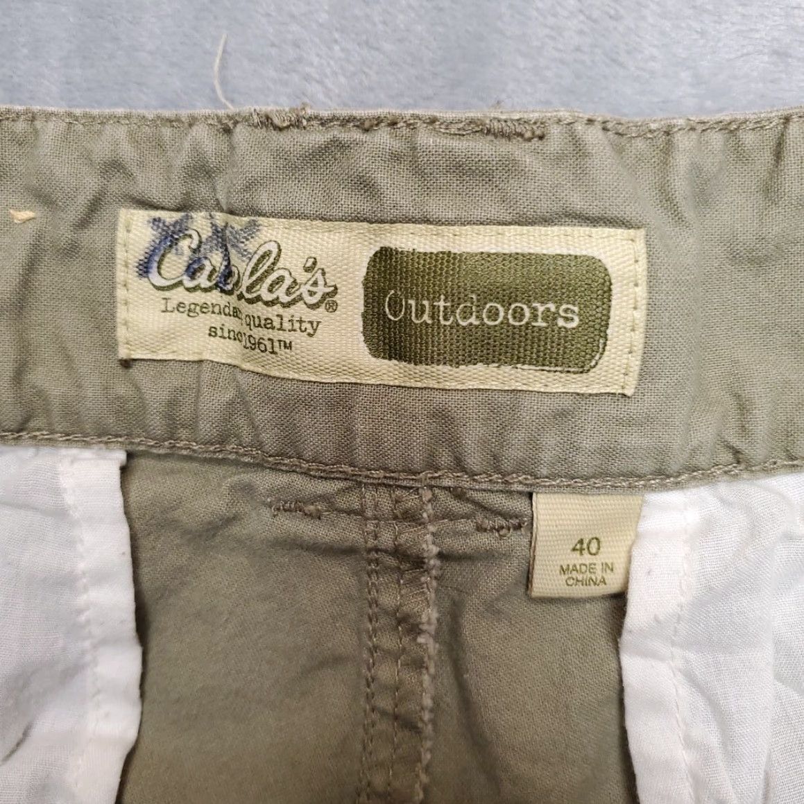 Vintage Cabelas Cargo Shorts Mens 40 Green Outdoor Cargo Pleated Utility Outdoors READ Shirt Mens 40 Green Outdoor Casual Belt Loops Zip Cargo Pocket Finalize Size US 40 / EU 56 - 7 Thumbnail