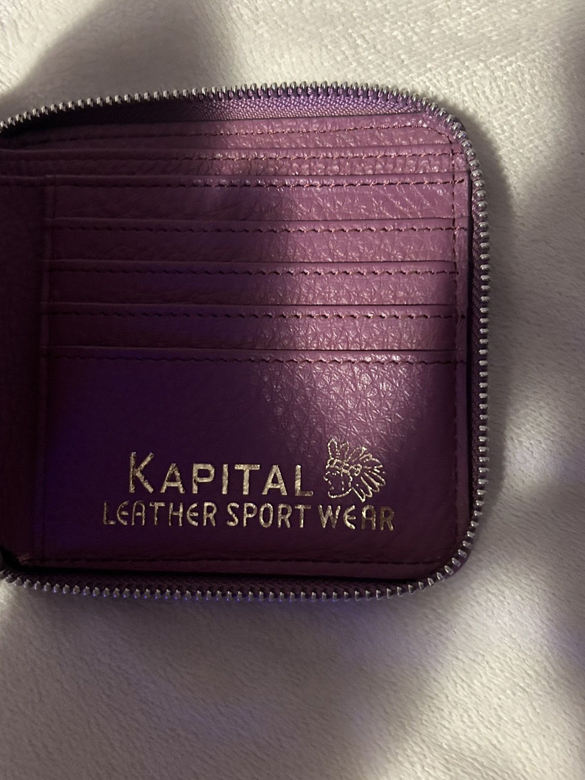 Kapital Kapital bone wallet purple Size ONE SIZE - 5 Thumbnail