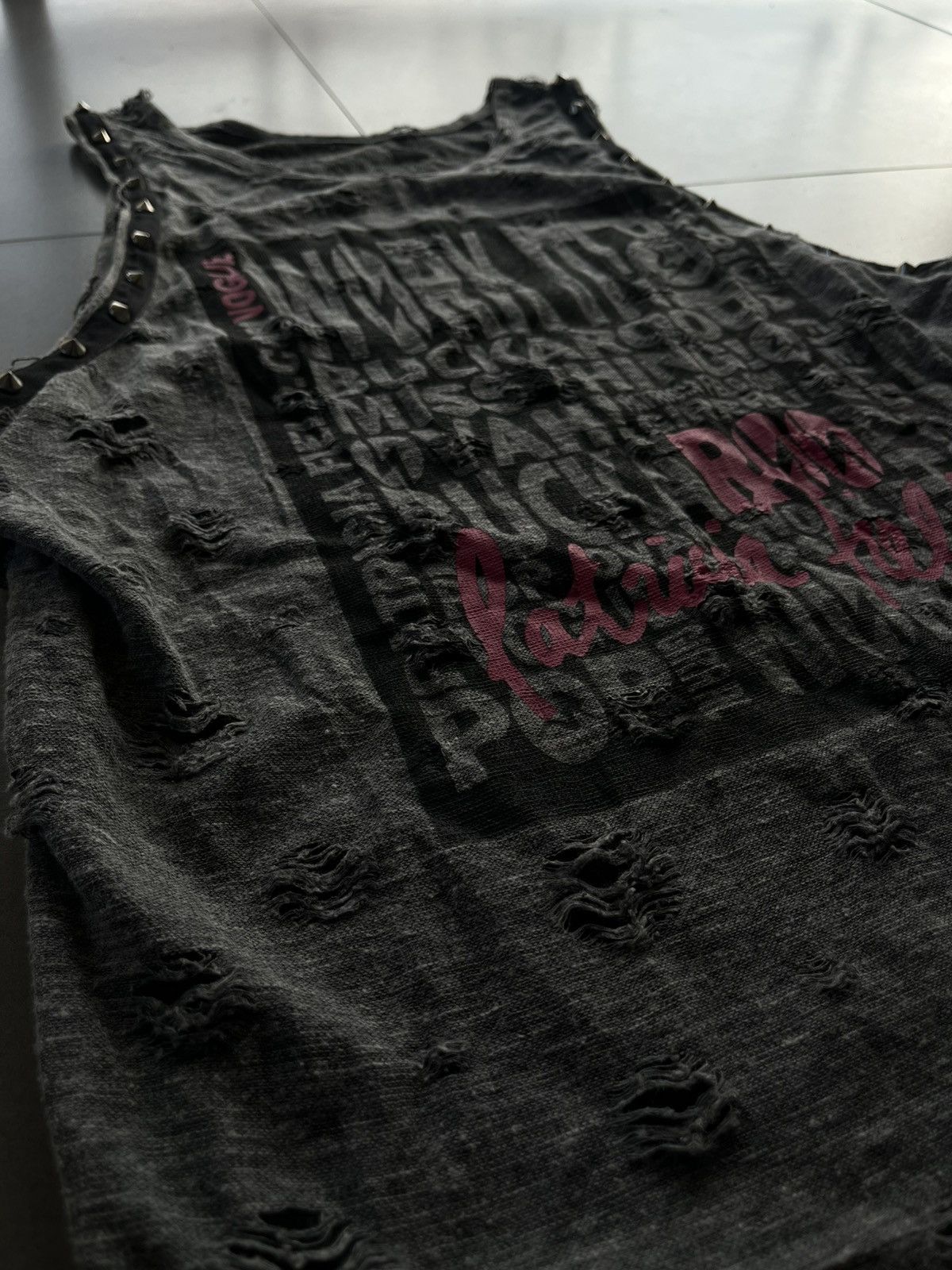 If Six Was Nine Buckaroo Japanese Y2k Punk Seditionaries Studded Tank Top Size US L / EU 52-54 / 3 - 6 Thumbnail