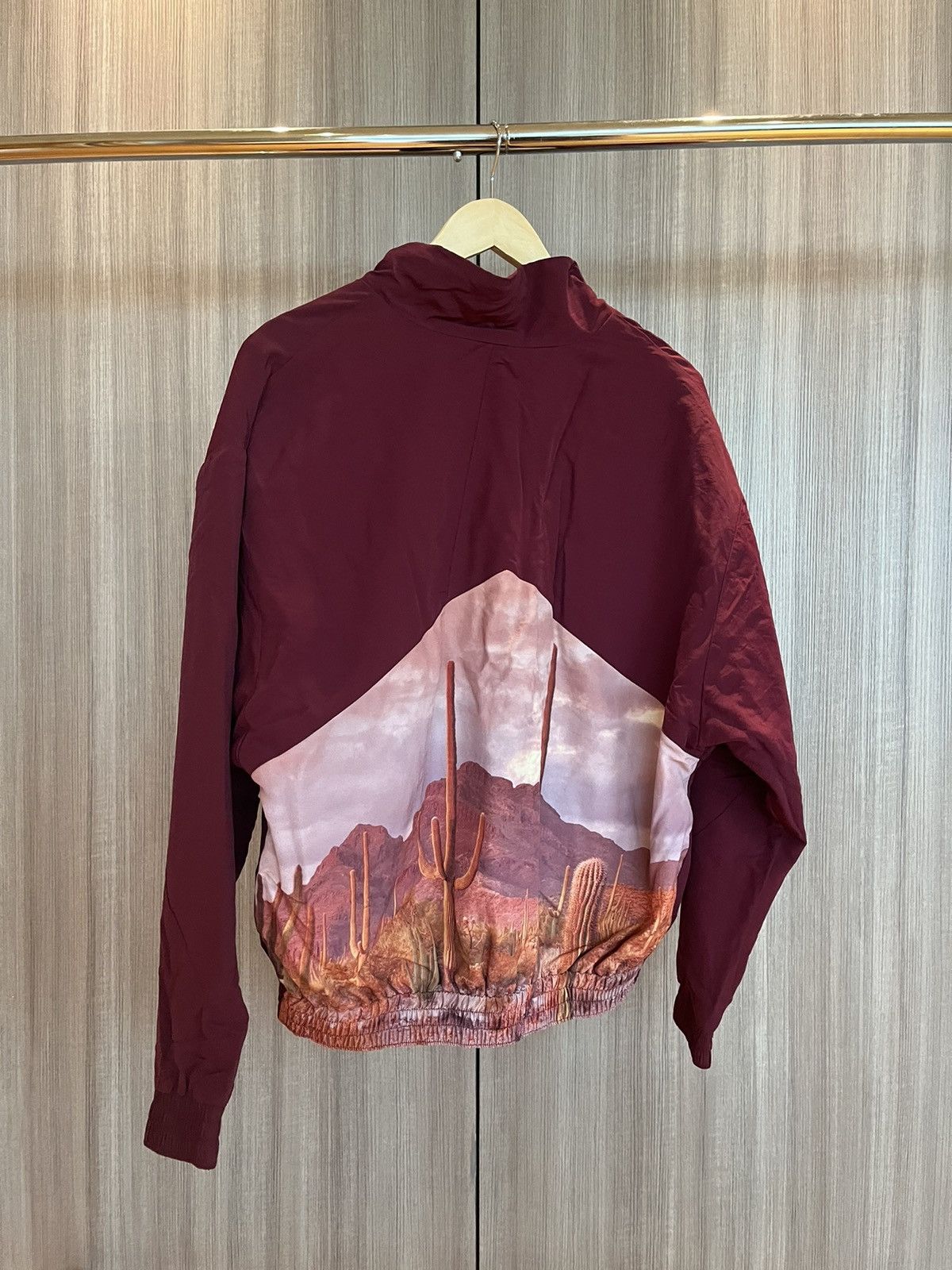Rhude Rhude Maroon Desert Flight Jacket Size US M / EU 48-50 / 2 - 2 Thumbnail