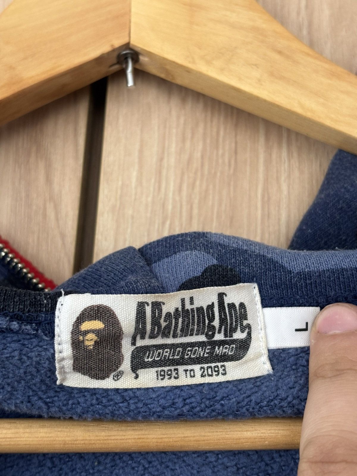 Bape A BATHING APE BAPE BLUE CAMO TIGER FULL ZIP HOODIE Size US L / EU 52-54 / 3 - 9 Thumbnail