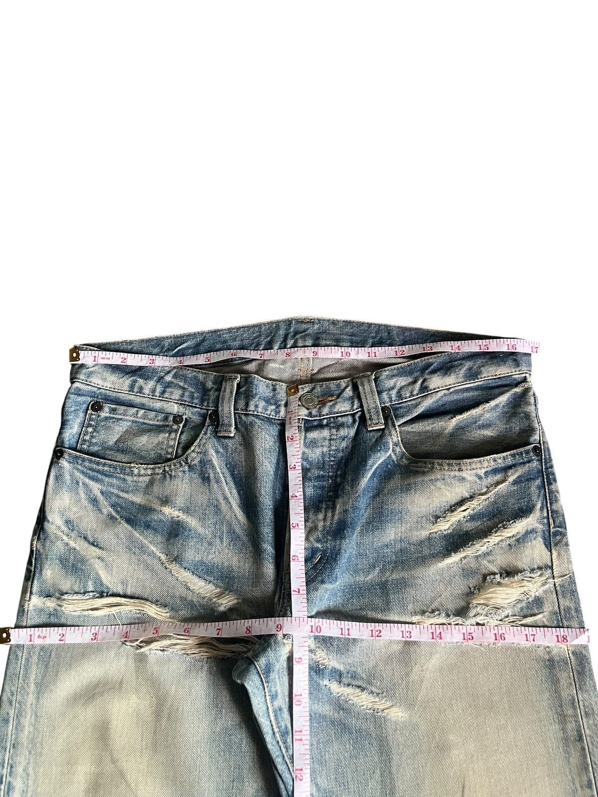 Takeo Kikuchi Vintage Takeo Kikuchi Mud Wash Distressed Jeans Size US 33 - 6 Thumbnail