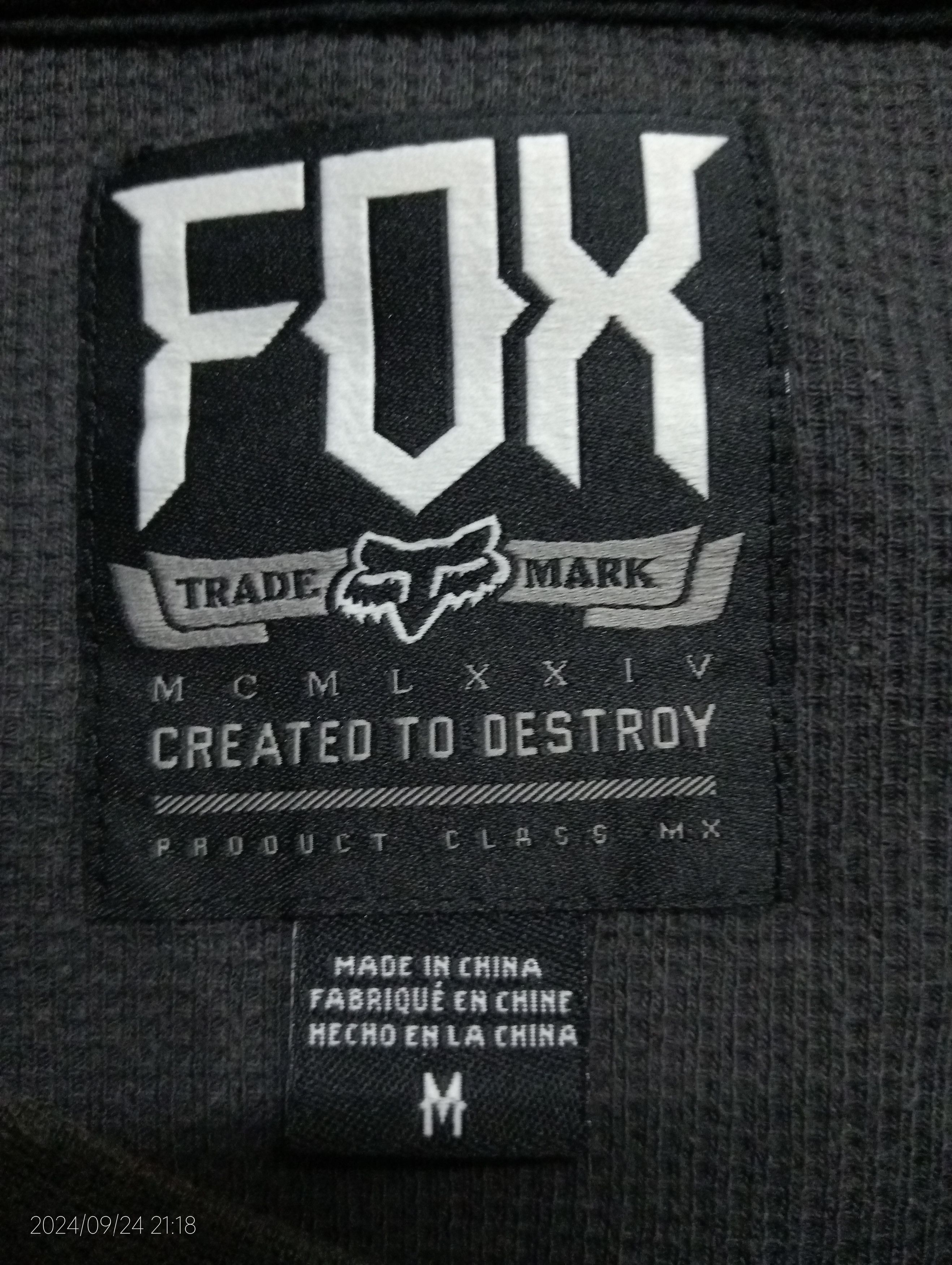 Fox Racing Vintage Fox Long Sleeve Tshirt Very Rare Size US M / EU 48-50 / 2 - 2 Thumbnail