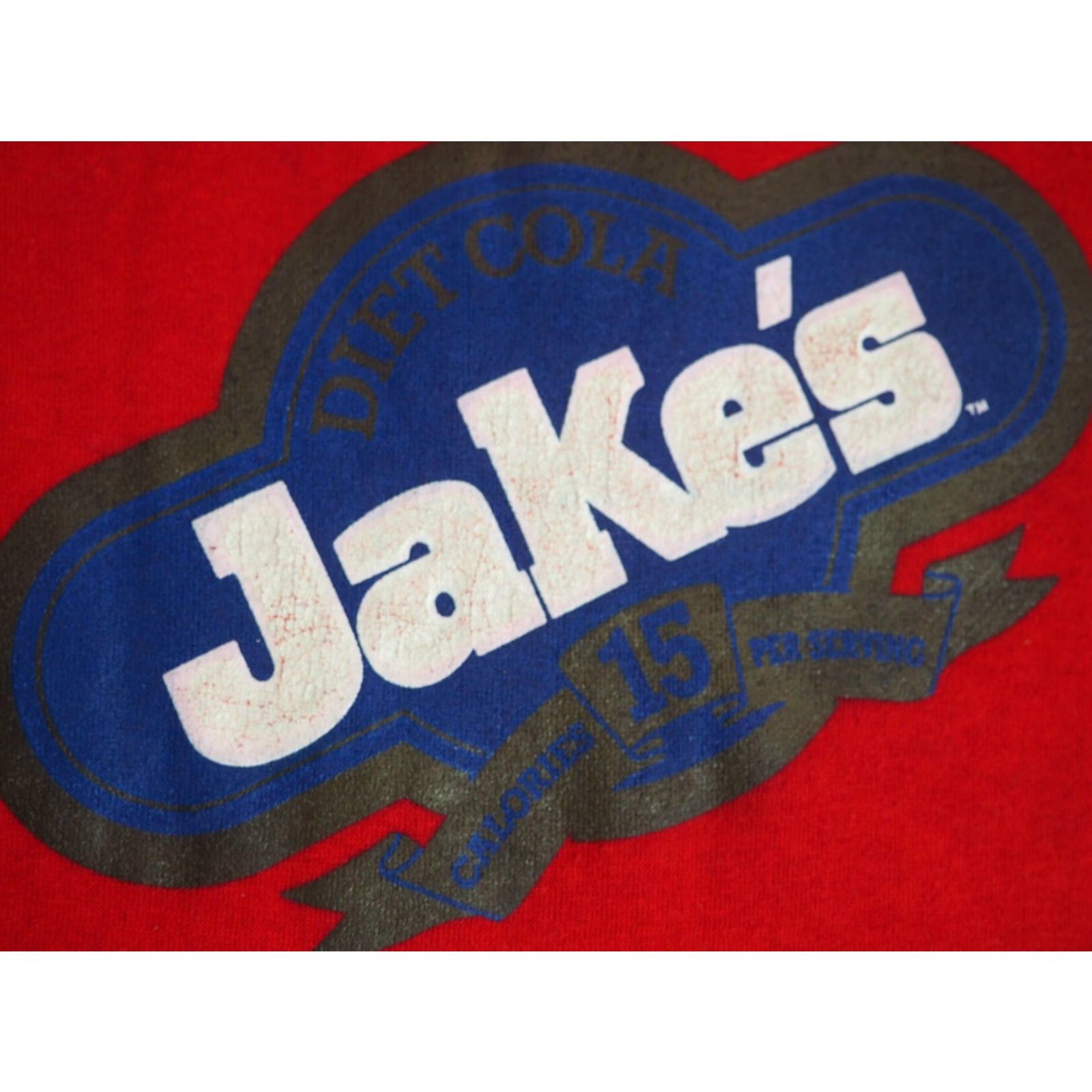 Vintage VINTAGE Healthknit Sweatshirt Pullover Jakes Diet Cola Red Crew Neck Long Sleeve Men L 80s Graphic Print Logo Size US L / EU 52-54 / 3 - 4 Thumbnail