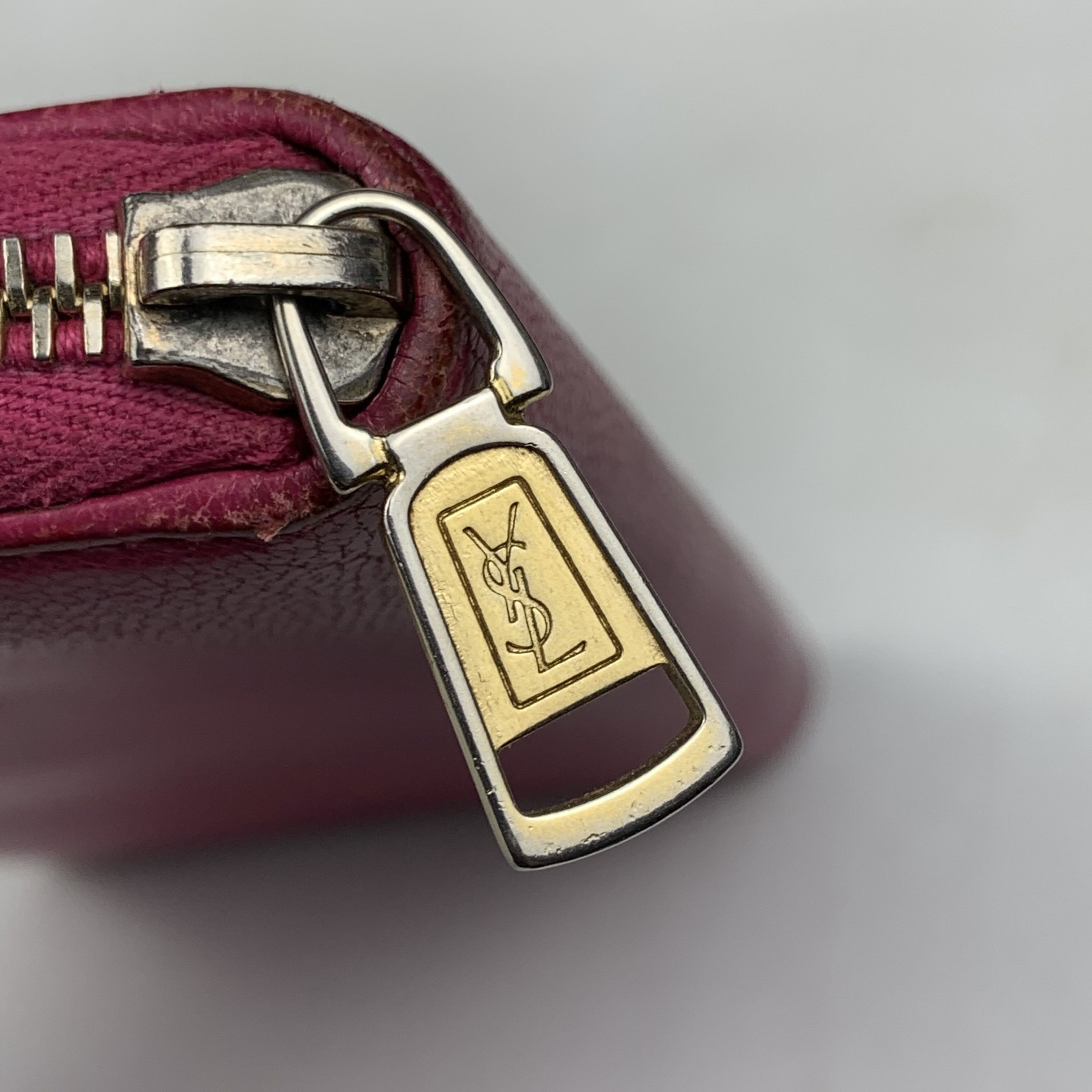 Yves Saint Laurent Yves Saint Laurent - Leather pink wallet Size ONE SIZE - 6 Thumbnail