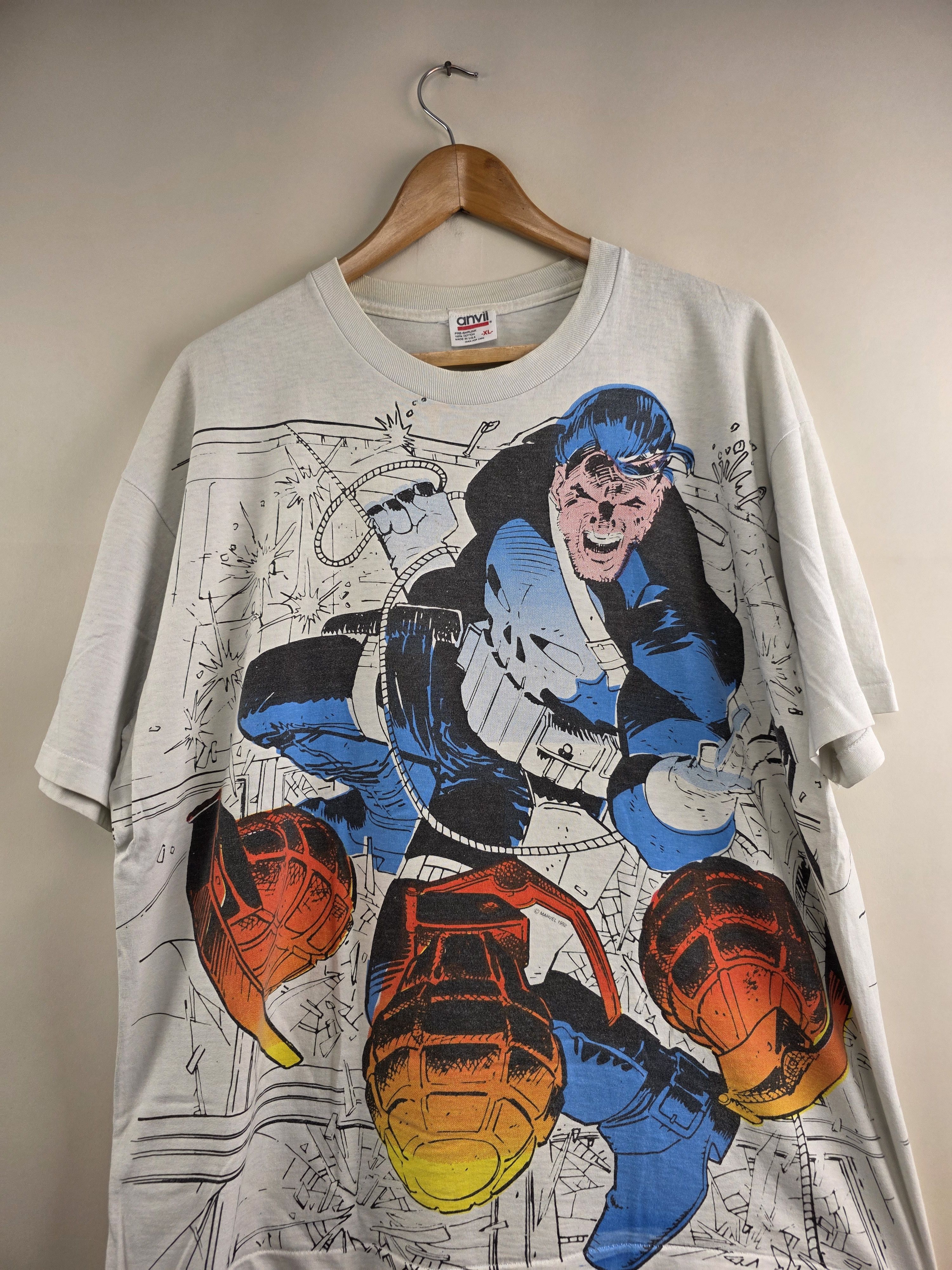 Marvel Comics 1992 Marvel Comics Punisher Megaprint XL 23.5" 29" Size US XL / EU 56 / 4 - 3 Thumbnail