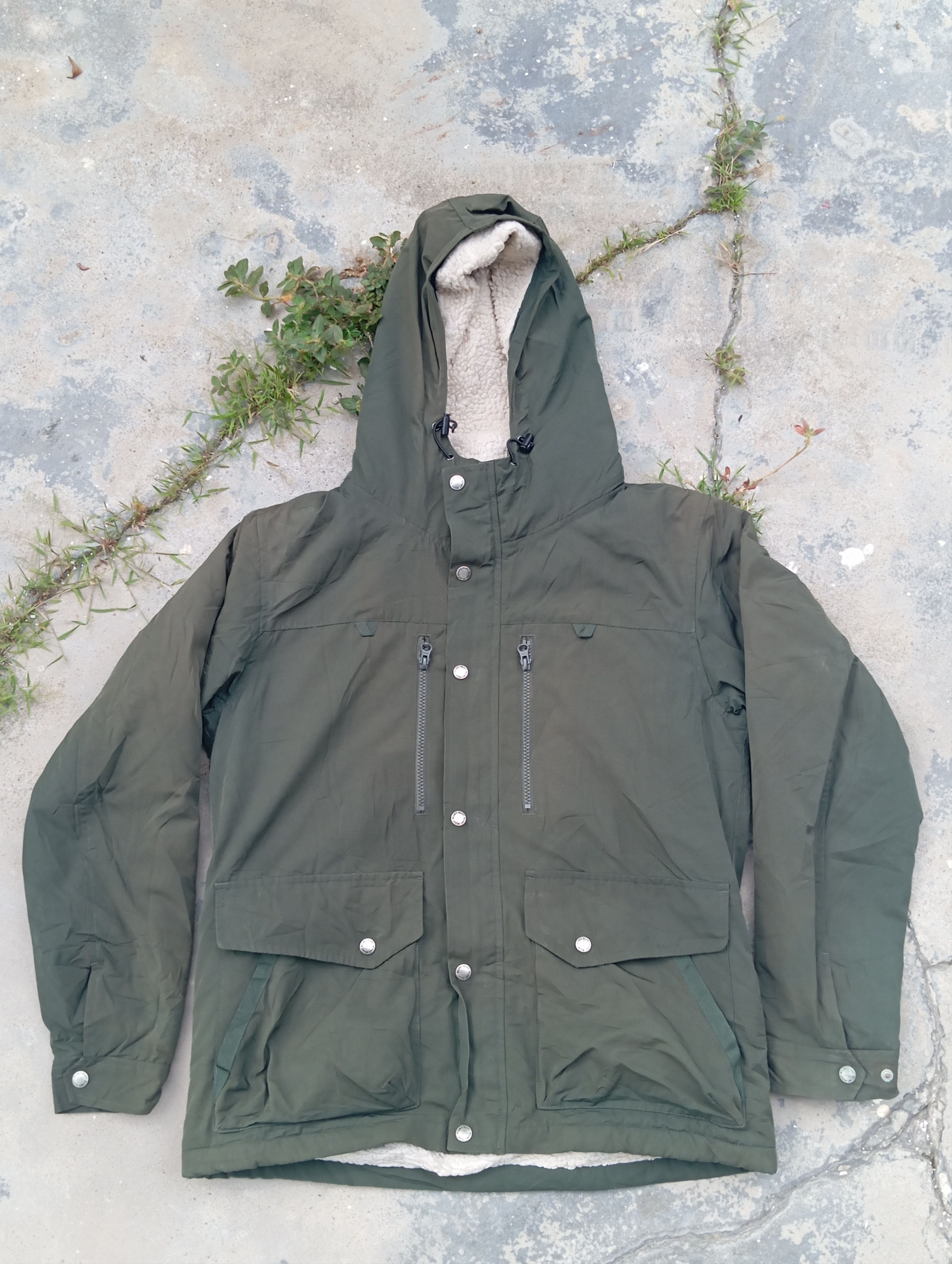 Beams Plus × Japanese Brand Olive Beams parka with hoodie Size US L / EU 52-54 / 3 - 1 Thumbnail