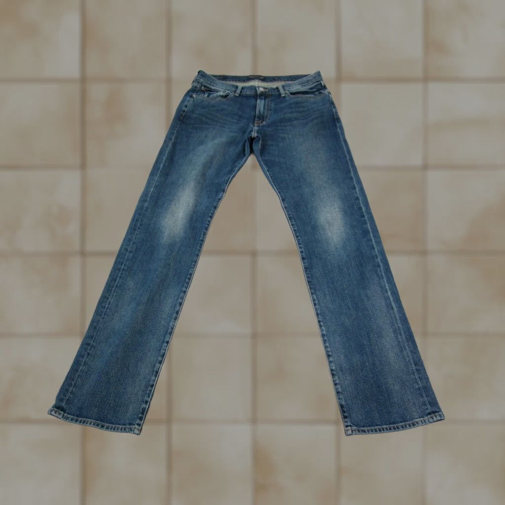 Lucky Brand Lucky Brand Jeans Mens 32x34 Blue Athletic Slim Straight Denim Medium Wash 90s USA Size US 32 / EU 48 - 1 Thumbnail