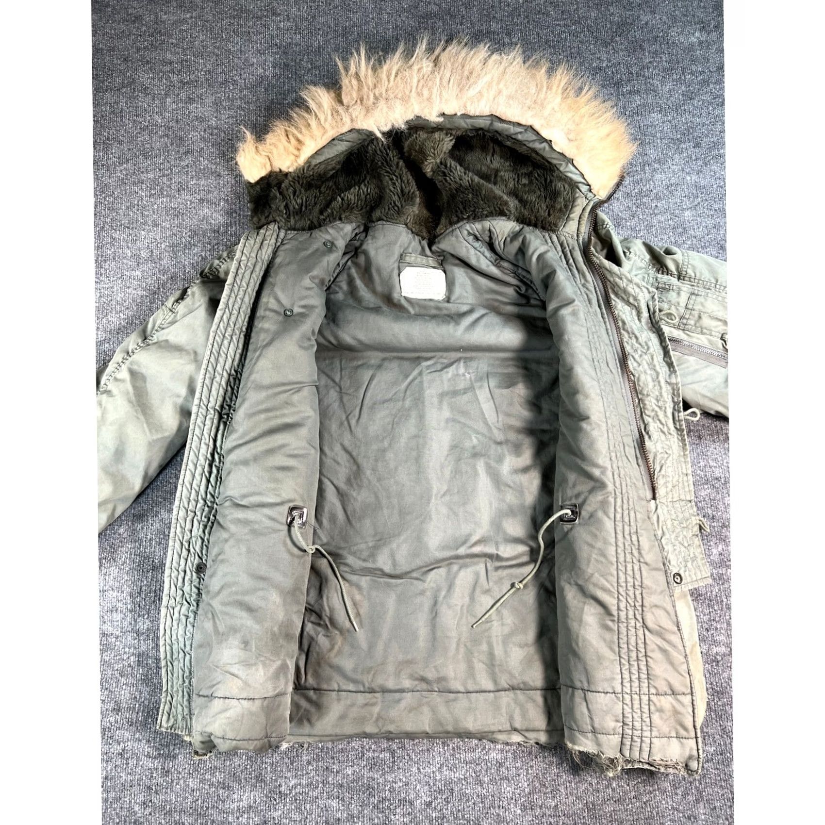 Industrie VINTAGE Greenbrier Industries N-3B Parka Mens Large Green Military Coat Size US L / EU 52-54 / 3 - 7 Thumbnail