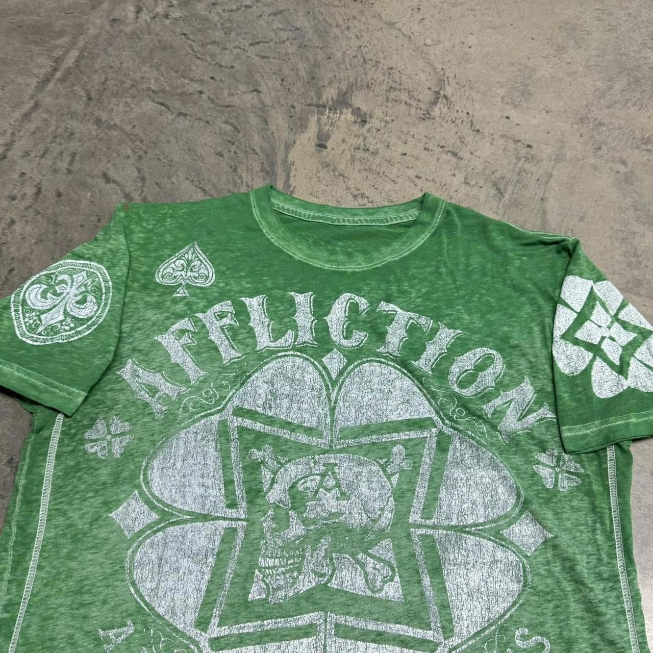 Affliction Vintage Y2K Affliction Celtic Skull T Shirt Size US M / EU 48-50 / 2 - 2 Thumbnail
