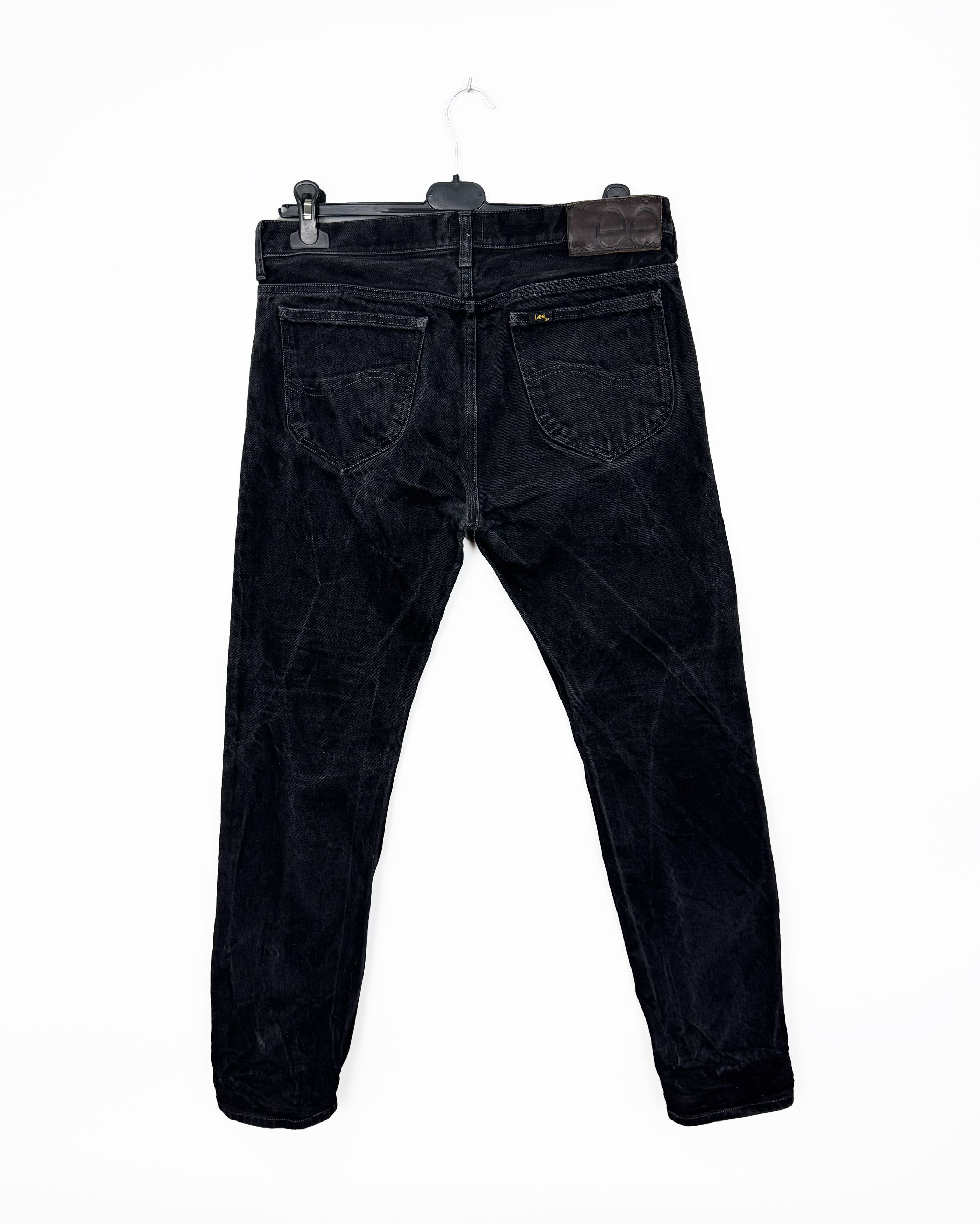 Lee Lee 101 Rider 13oz Blue Selvedge Washed Vintage Denim Size US 32 / EU 48 - 7 Thumbnail