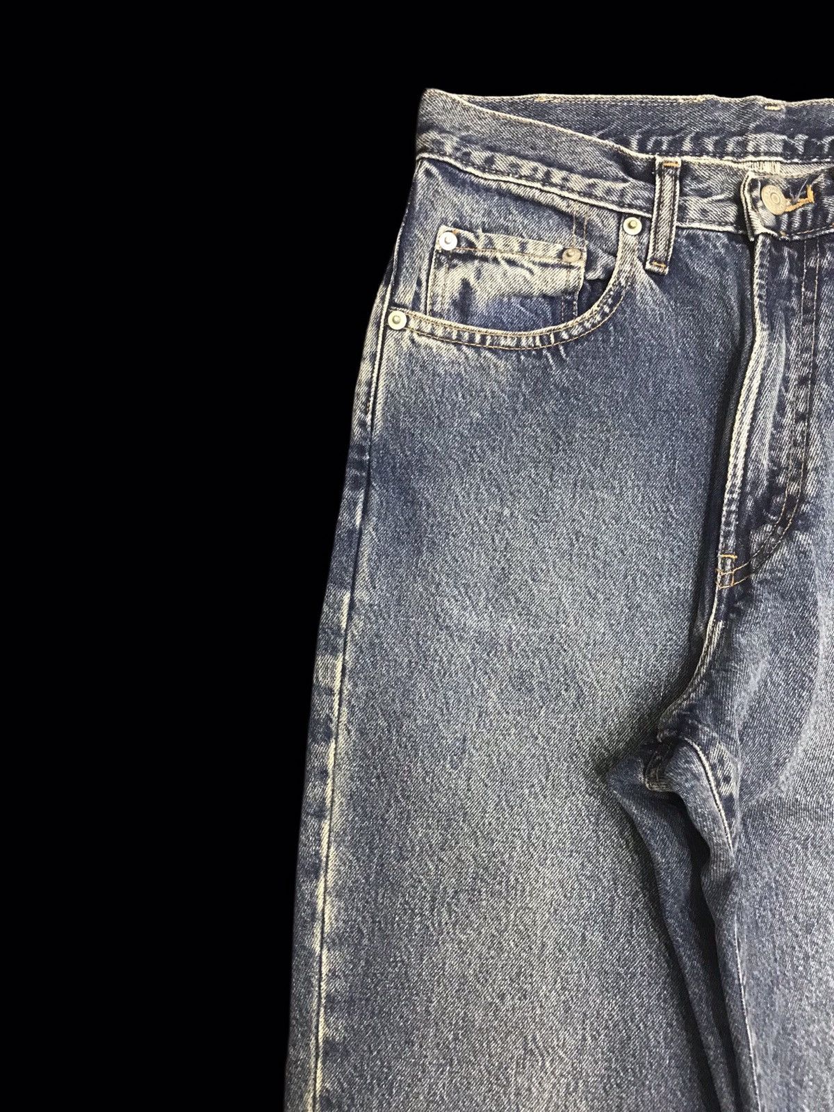 RRL Ralph Lauren 🔥RRL BLUE WASH MID RISE SLIM DENIM F116 Size US 27 - 4 Thumbnail