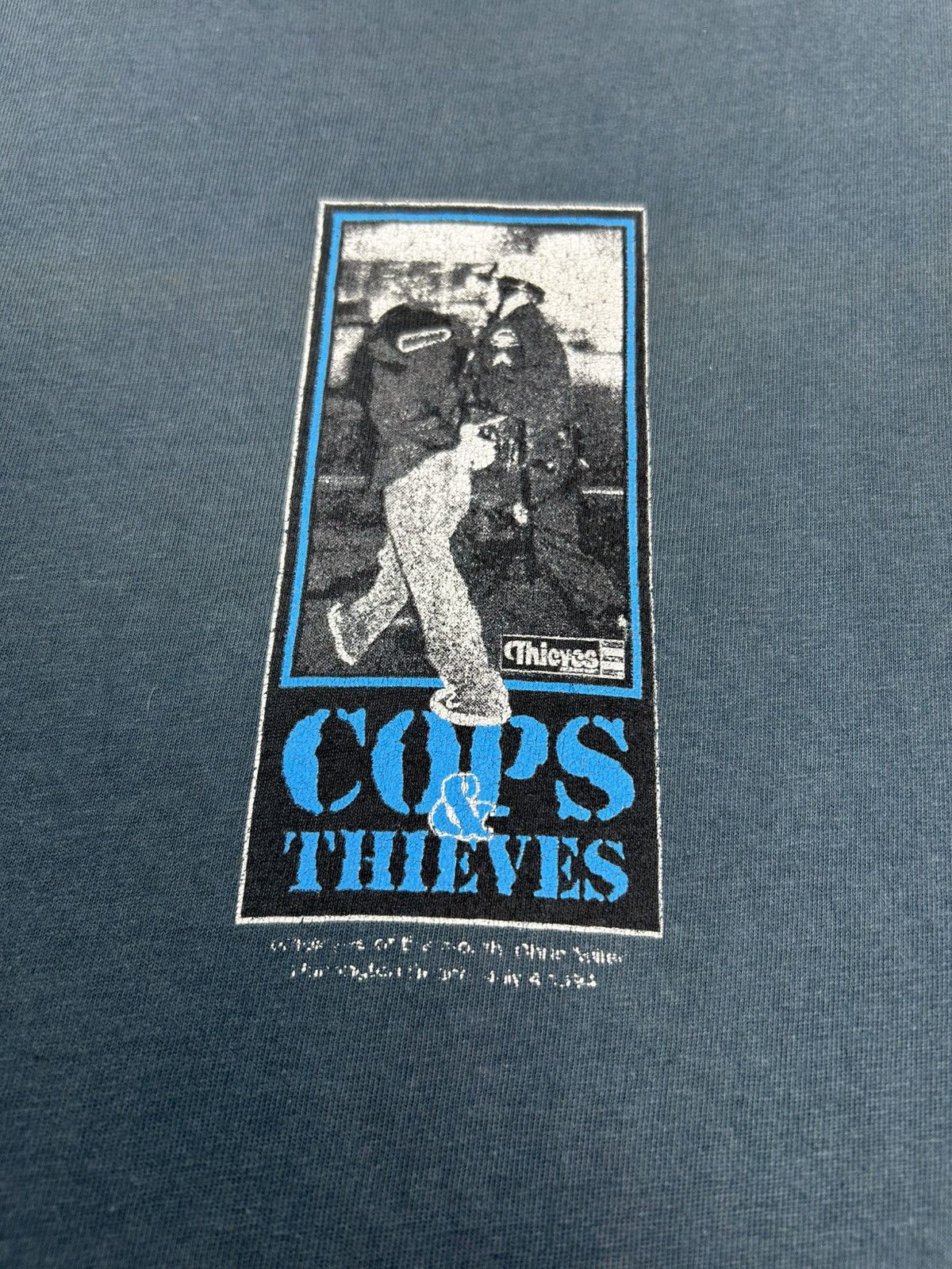 Vintage Vintage 90’s Thieves Chris Miller Skate/Streetwear T-Shirt Size US L / EU 52-54 / 3 - 3 Thumbnail