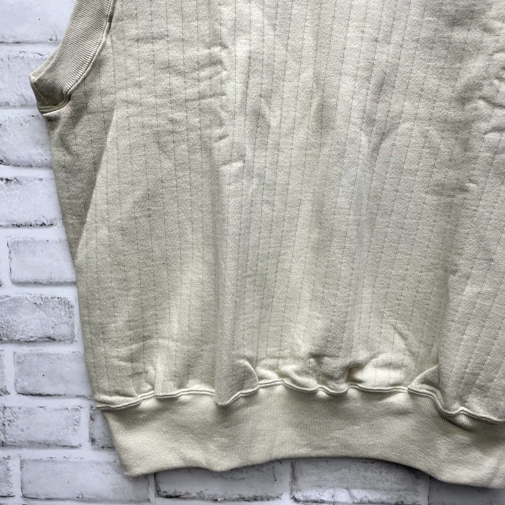 Champion VTG Champion Ribbed Fleece USC Trojans cotton blend pullover Vest Mens Size L Beige Sweatshirt Size US L / EU 52-54 / 3 - 3 Thumbnail