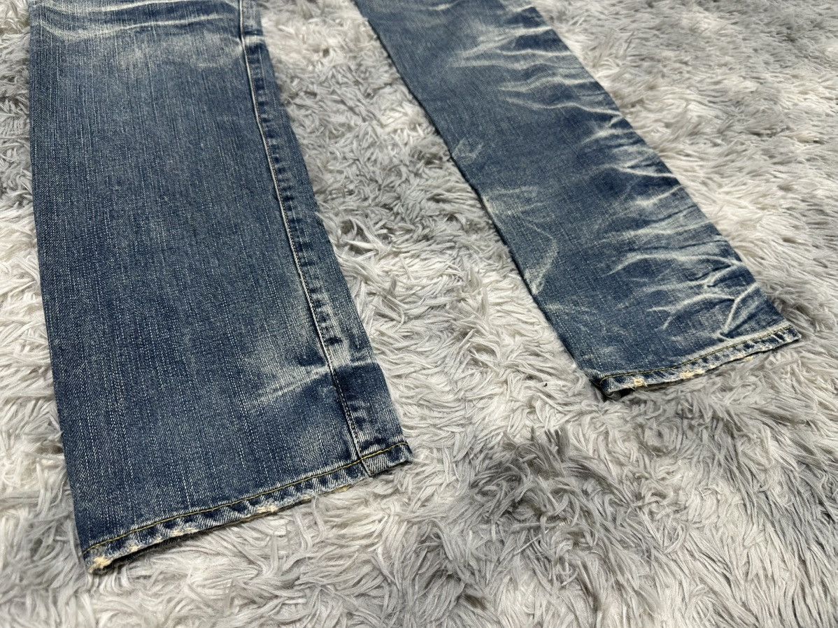 Japanese Brand 🔥Y2K Soul Of Freedom Made In Heaven Whisker Denim Size US 32 / EU 48 - 9 Thumbnail