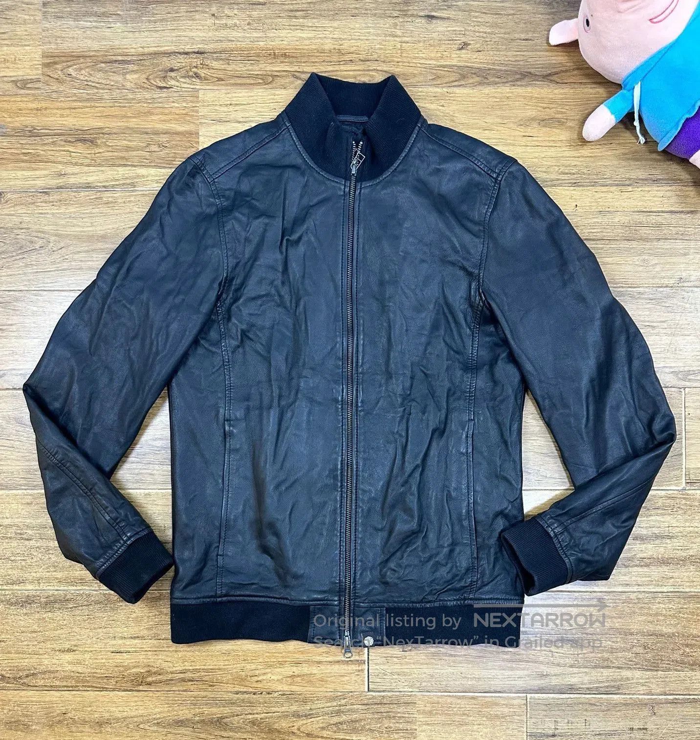 Pretty Green Pretty Green Leather Jacket for Men. Size US S / EU 44-46 / 1 - 1 Thumbnail