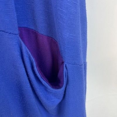 Other LOGO By Lori Goldstein Blue Sleeveless Sharkbite Hem Tunic T Size M / US 6-8 / IT 42-44 - 4 Thumbnail