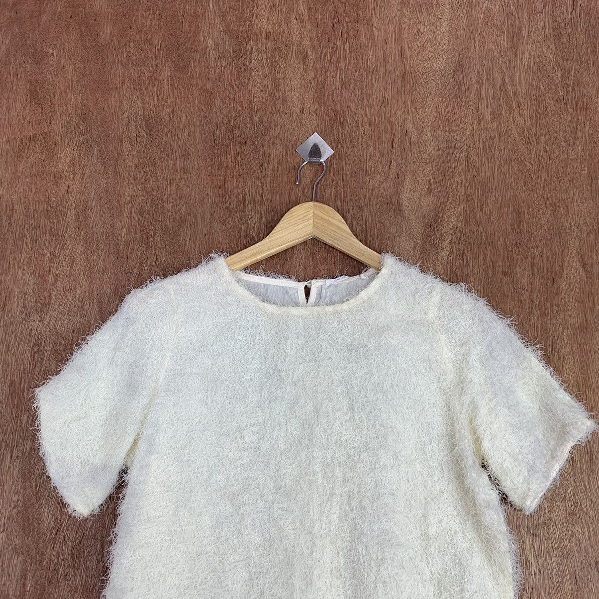 Homespun Knitwear × Vintage Retro Girl Mohair Furr fabric Sweatshirt Size S / US 4 / IT 40 - 8 Thumbnail