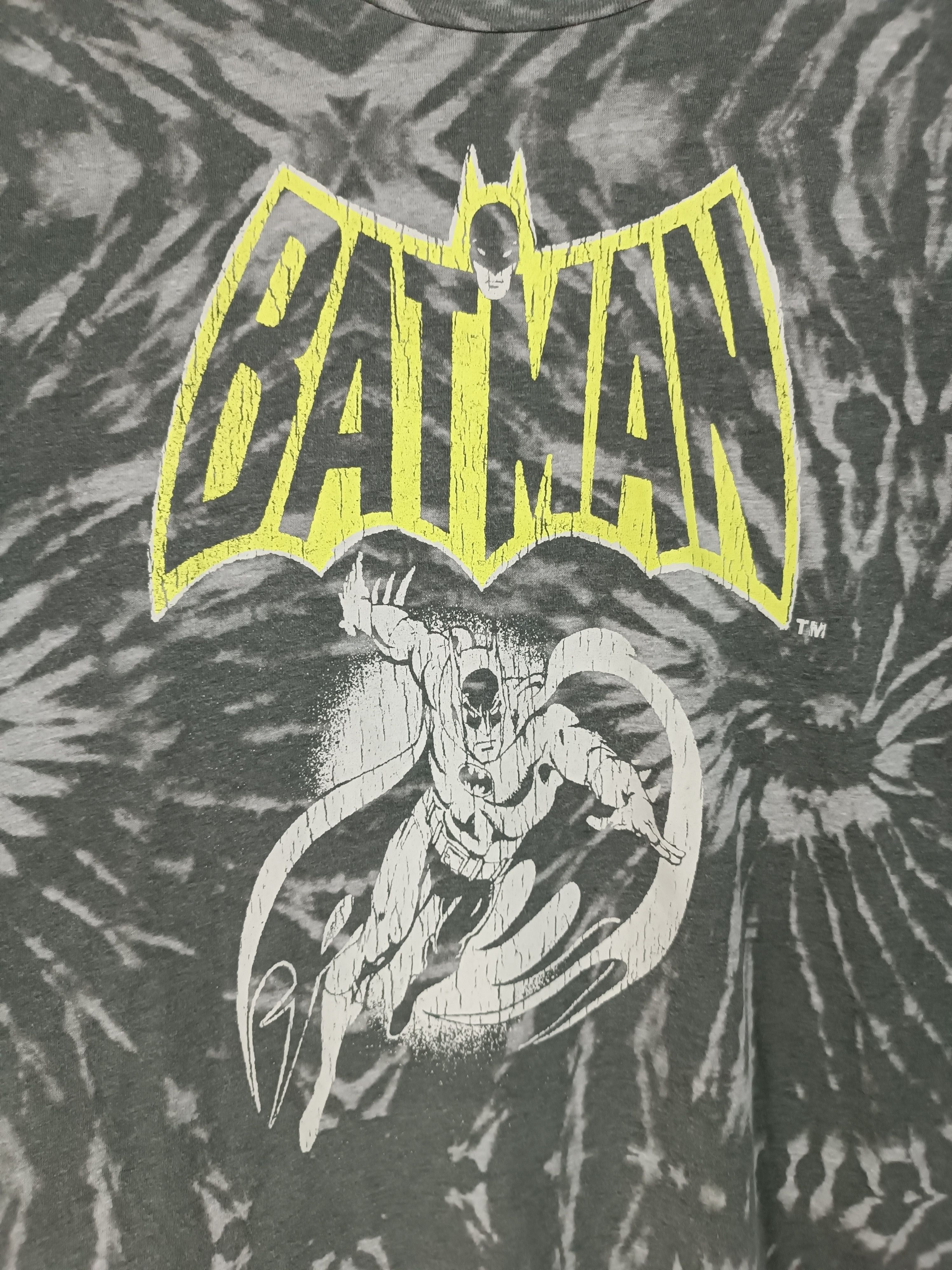 DC Comics VINTAGE BATMAN AOP CLASSIC LOGO SUPERHERO DC COMIC RARE Size US L / EU 52-54 / 3 - 7 Thumbnail