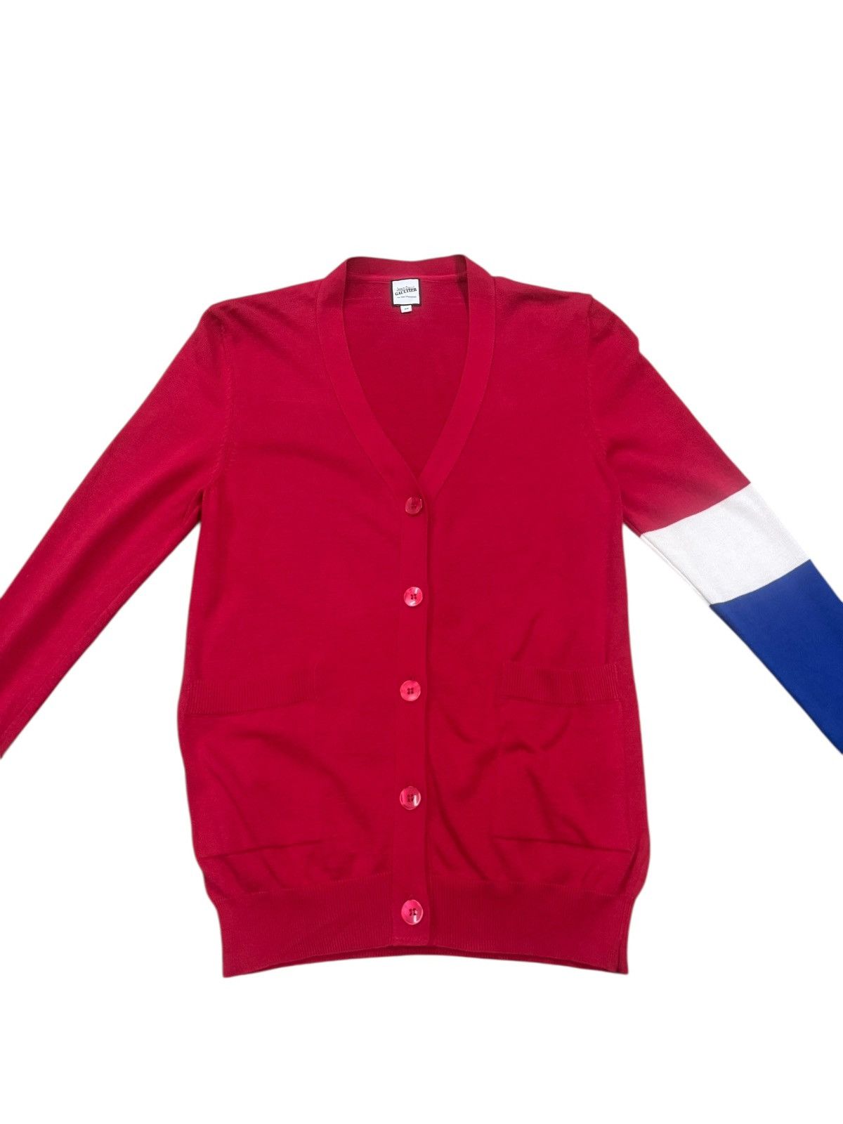 Jean Paul Gaultier JEAN PAUL GAUTIER TRICOLOUR CARDIGAN Size S / US 4 / IT 40 - 2 Thumbnail