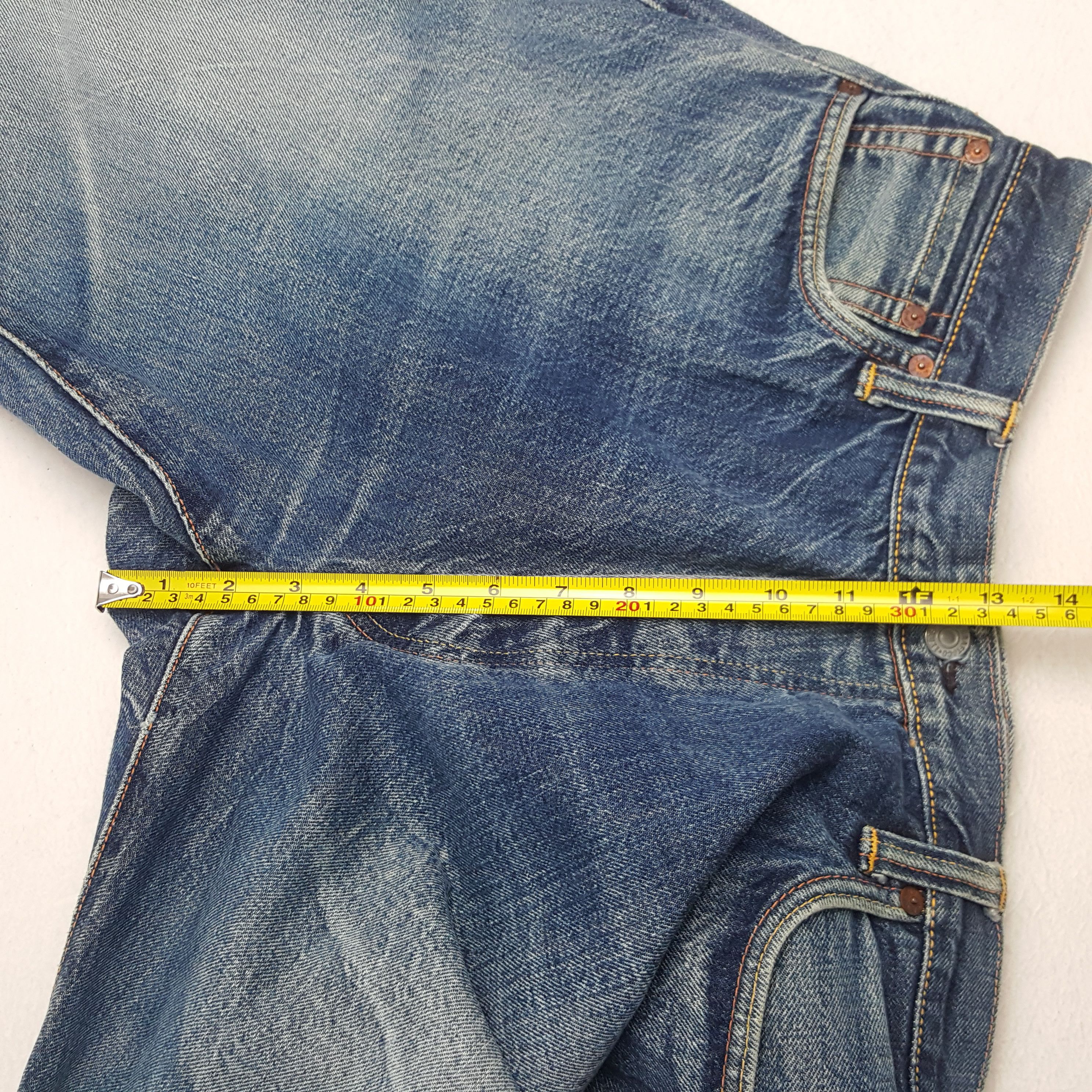 Evisu × Japanese Brand × Vintage Vintage Evisu Japanese Brand Daicock Custom Art Denim Jeans Size US 32 / EU 48 - 10 Thumbnail