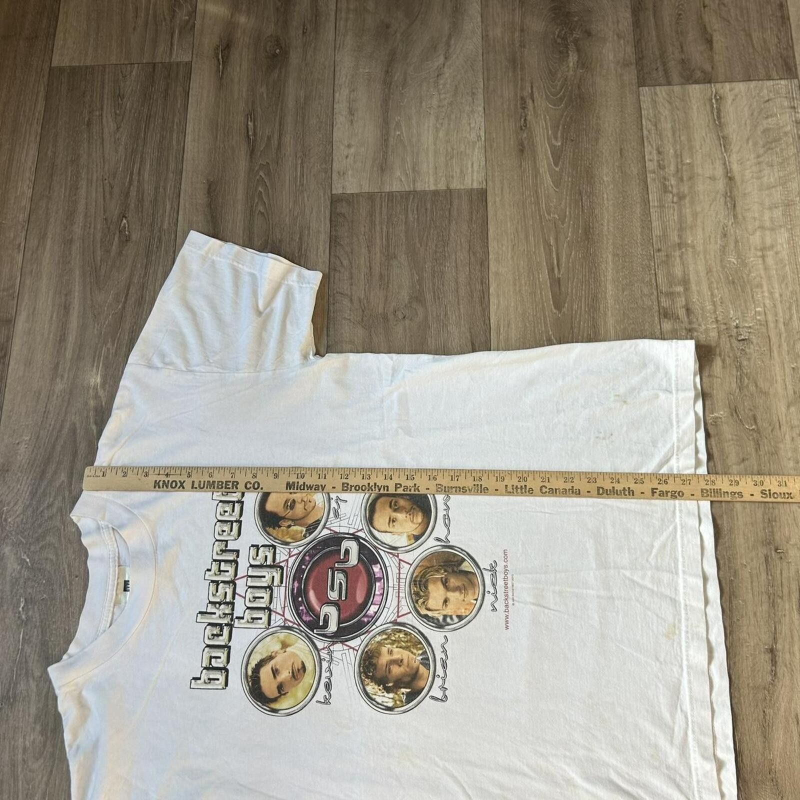 Other Vintage Backstreet Boys white band tour t shirt Size L Size US L / EU 52-54 / 3 - 7 Thumbnail