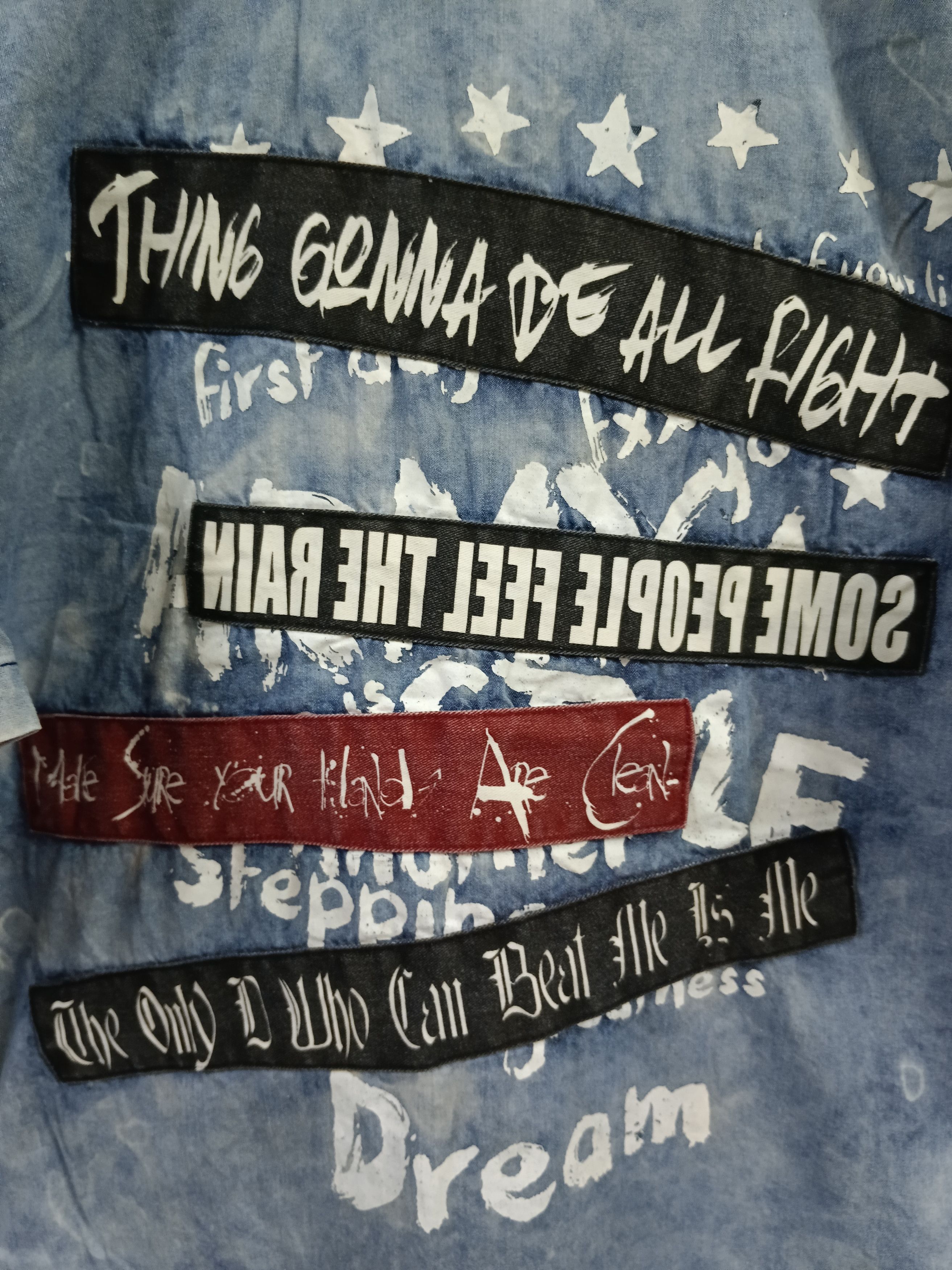 In The Attic SICK IN THE ATTIC POEM PACTHWORK BUTTON UP Size US M / EU 48-50 / 2 - 3 Thumbnail